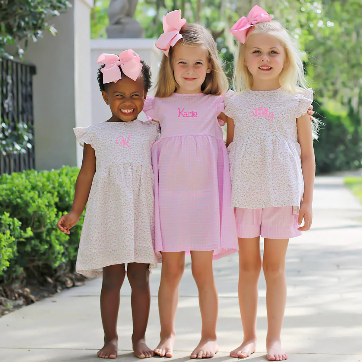 Light Pink Plaid Anna Dress - Image 8