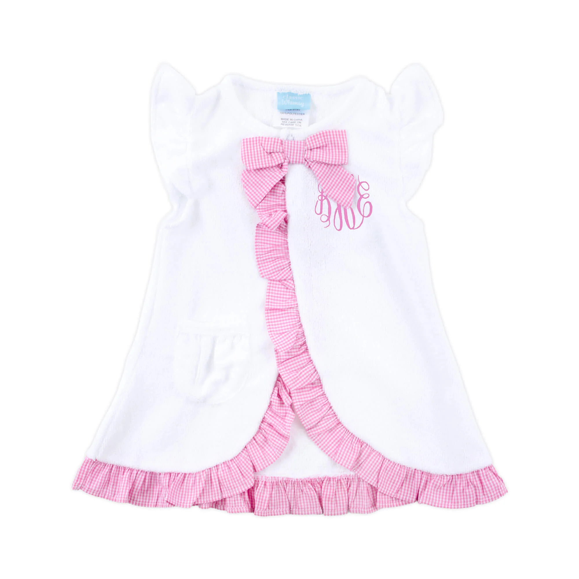 Pink Check Swim Cover Up - Image 2