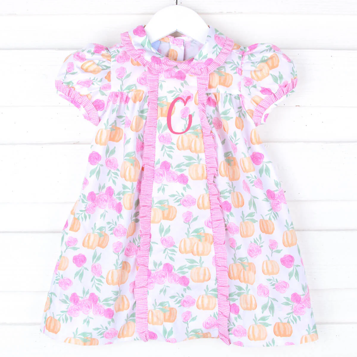 Pink Floral Pumpkin Camila Dress - Image 2