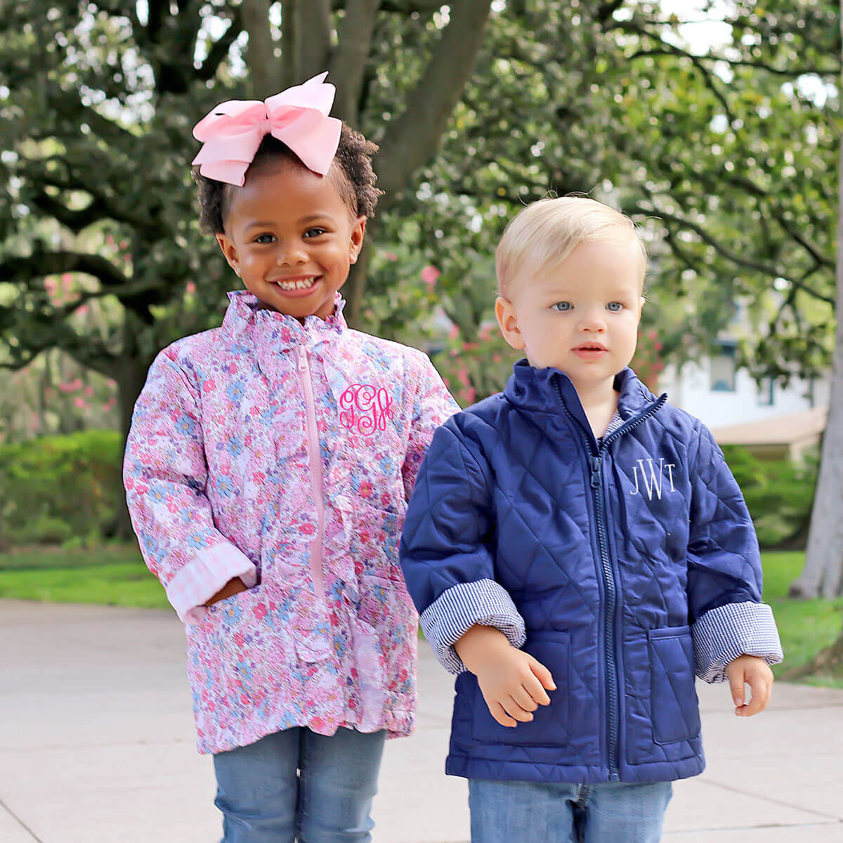 Flowers in Paris Quilted Ruffle Coat - Image 5