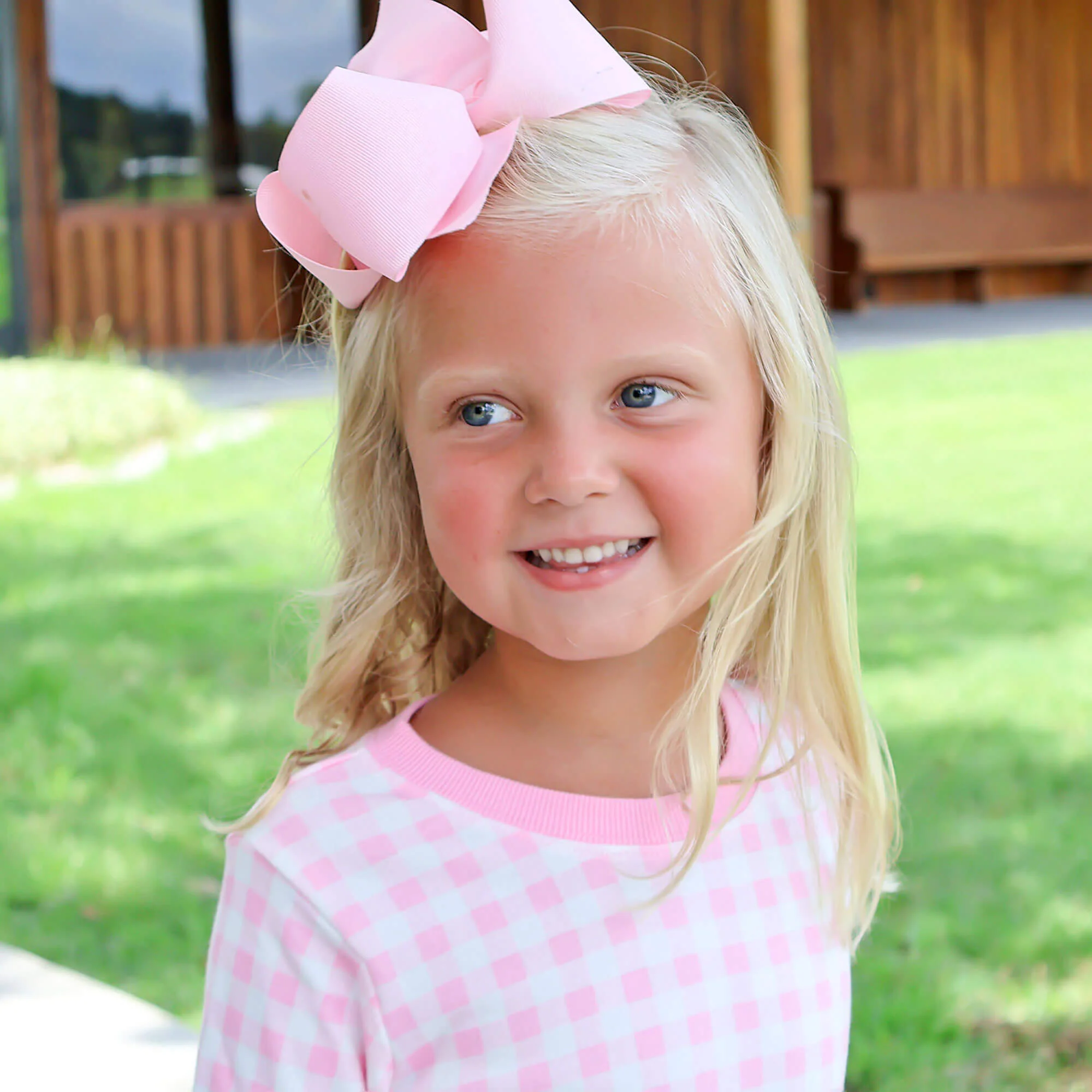 Pink Gingham Abby Dress - Image 3