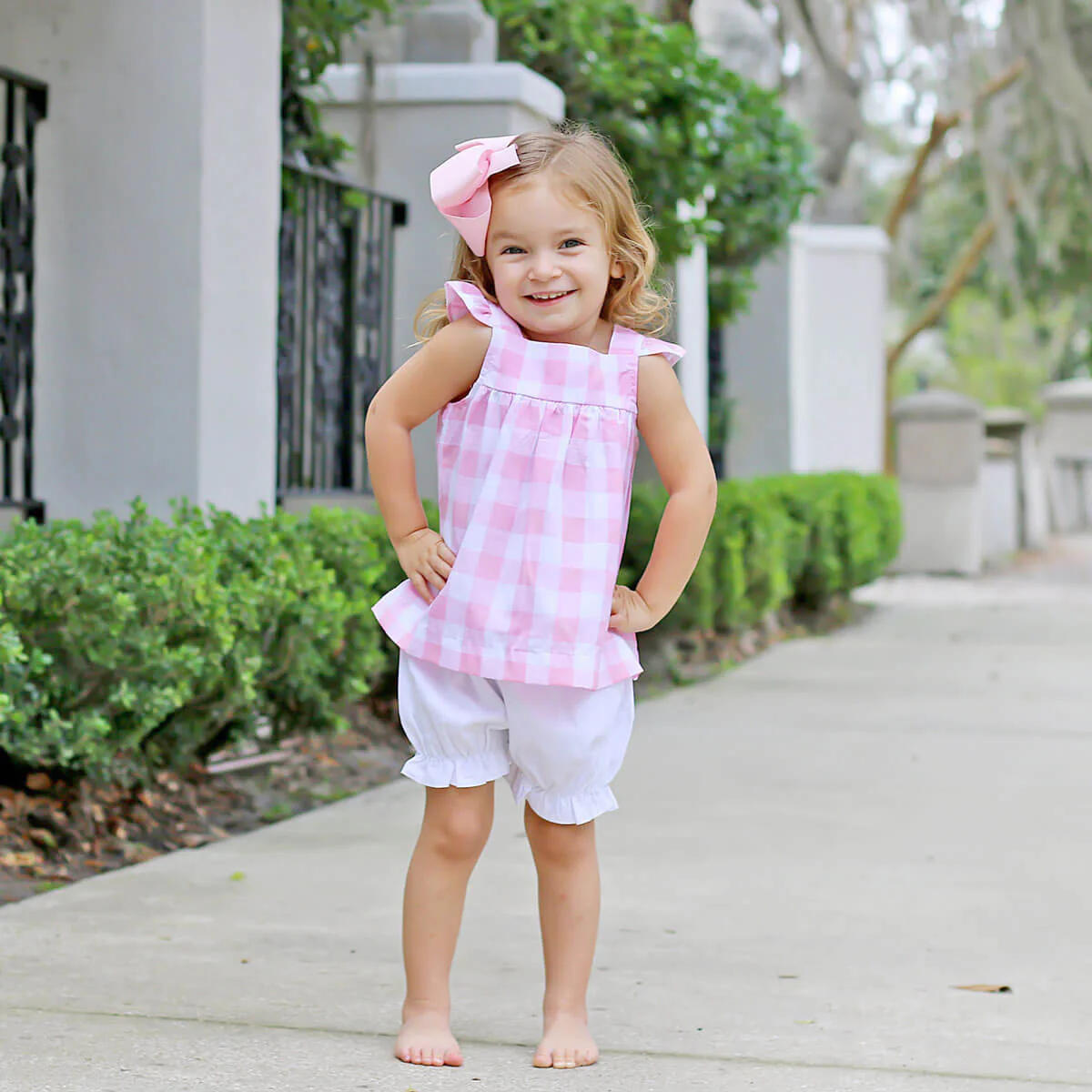 Pink Check Amy Bloomer Set - Image 4