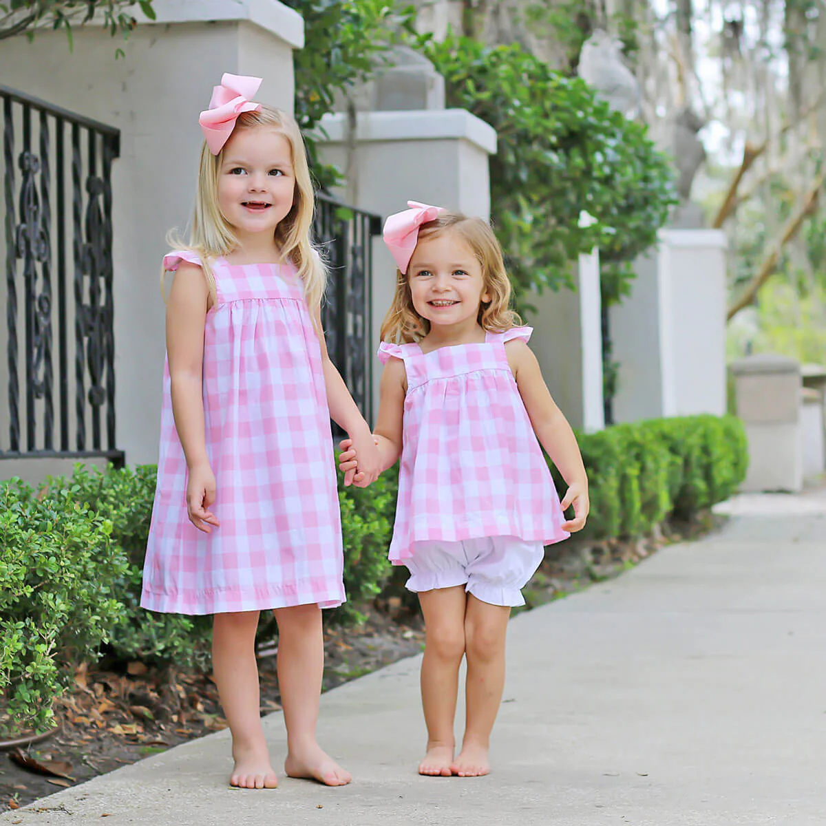 Pink Check Amy Dress - Image 5