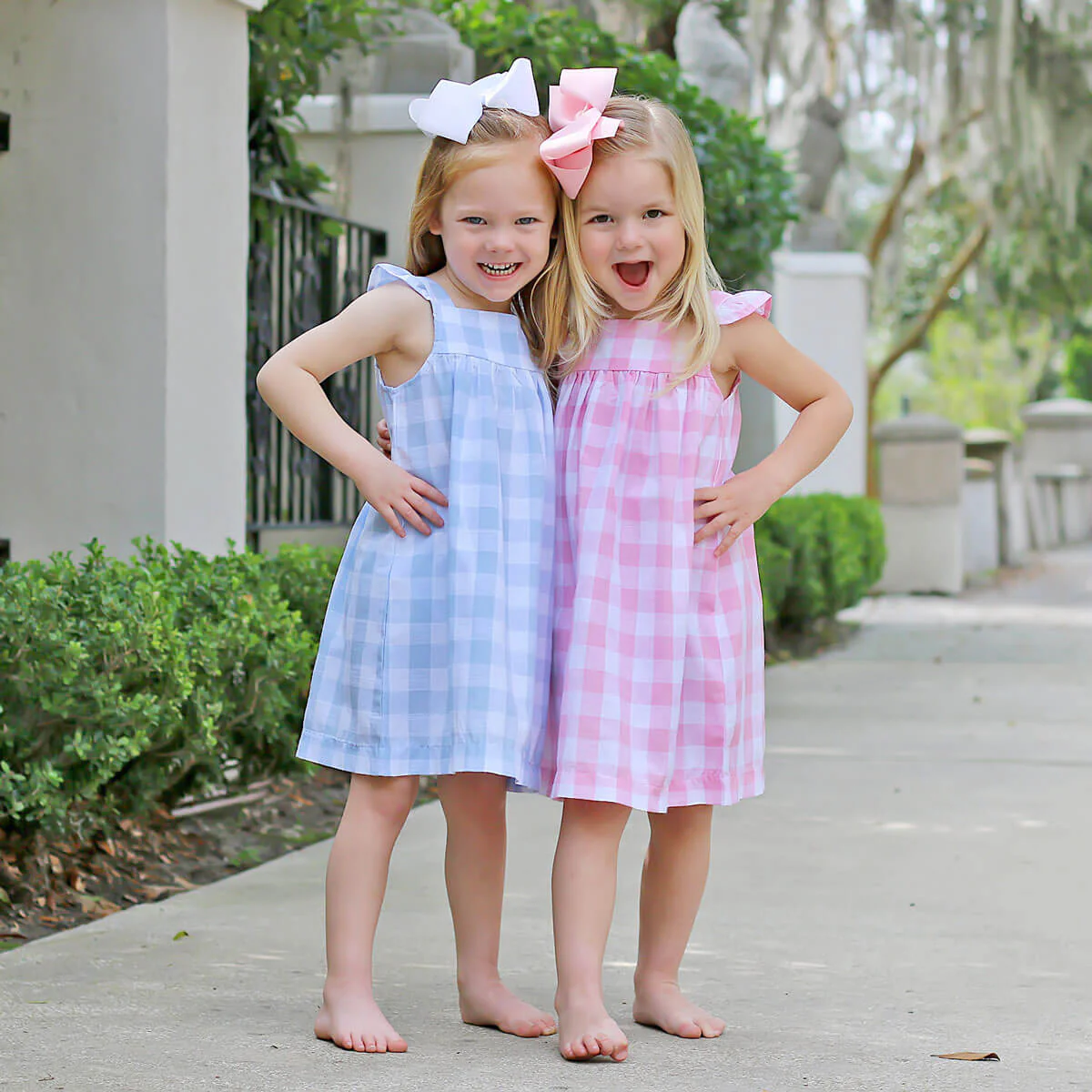 Pink Check Amy Dress - Image 7