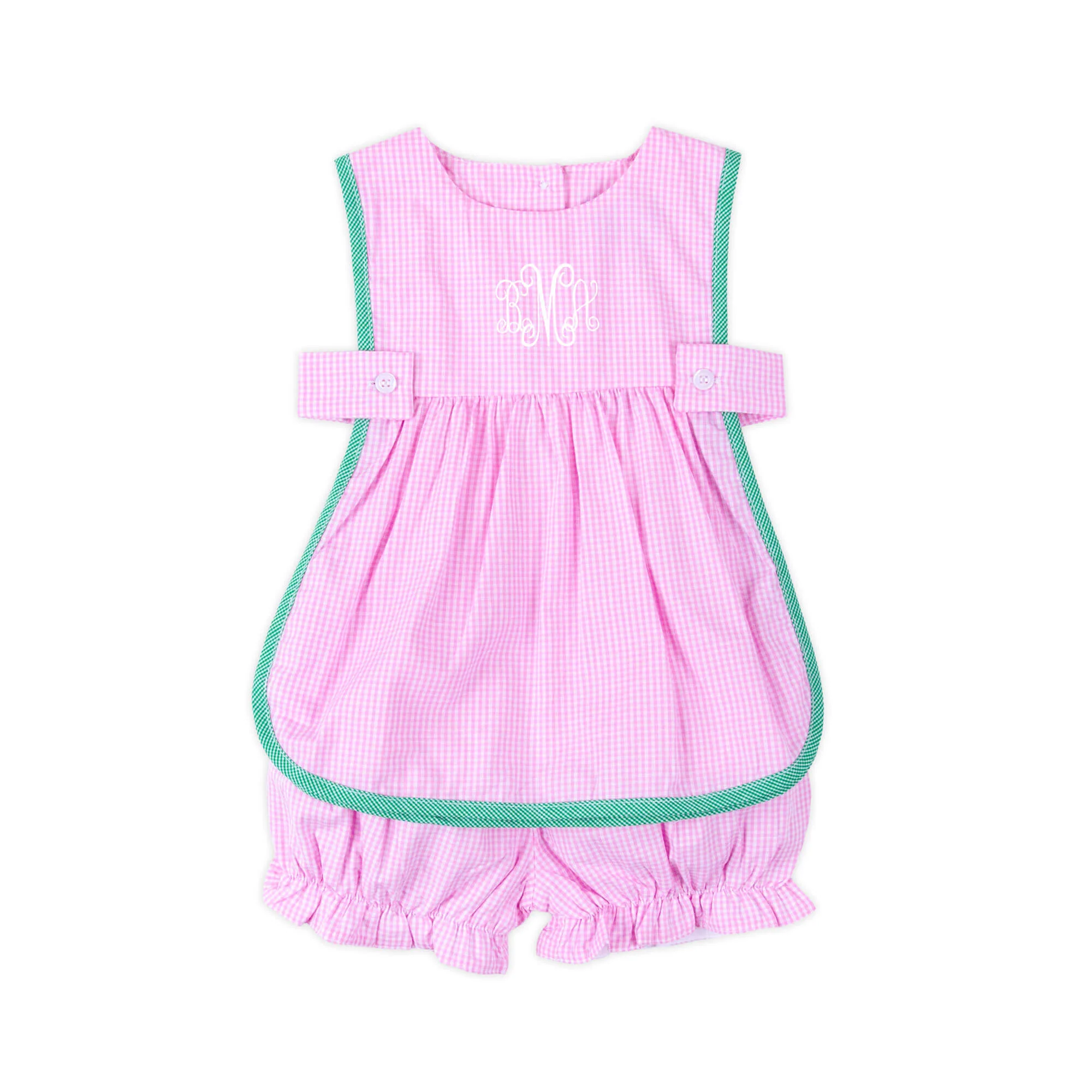 Pink Gingham Lucia Bloomer Set - Image 2