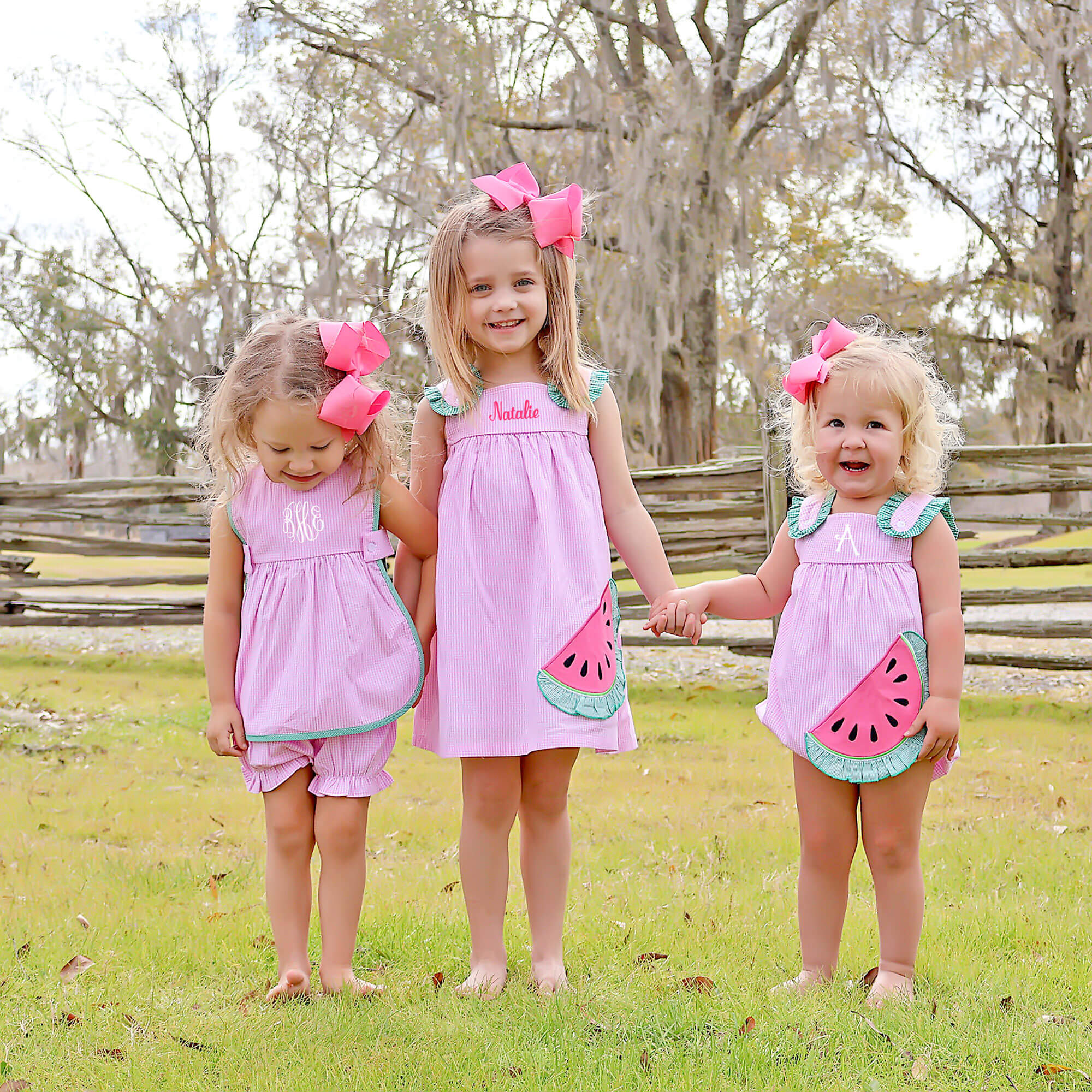 Pink Gingham Lucia Bloomer Set - Image 5