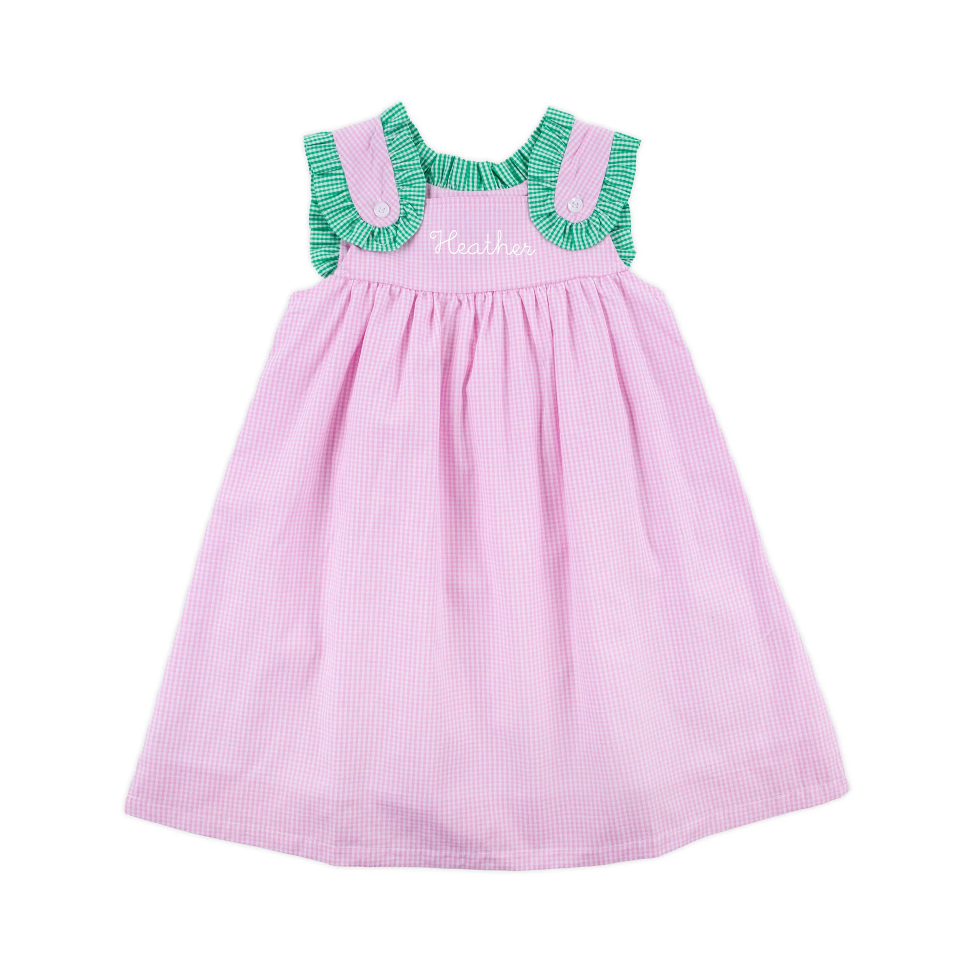 Pink Gingham Lulu Dress - Image 2