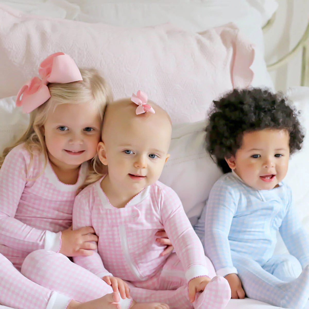 Blue Gingham Pajamas - Image 3