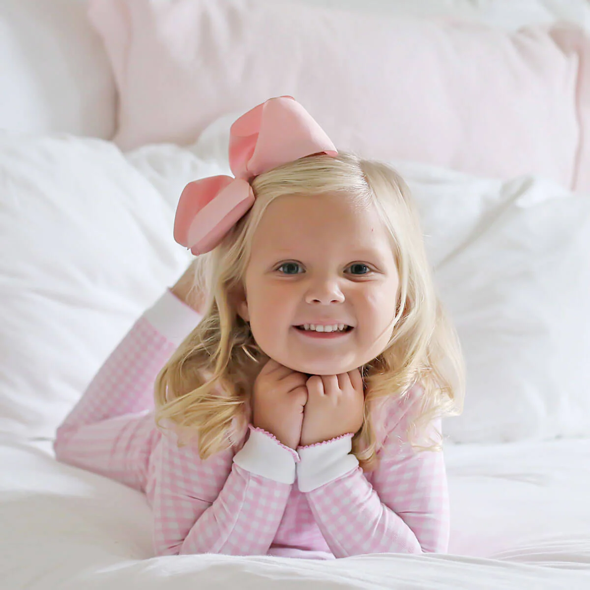 Pink Gingham Pajamas - Image 4