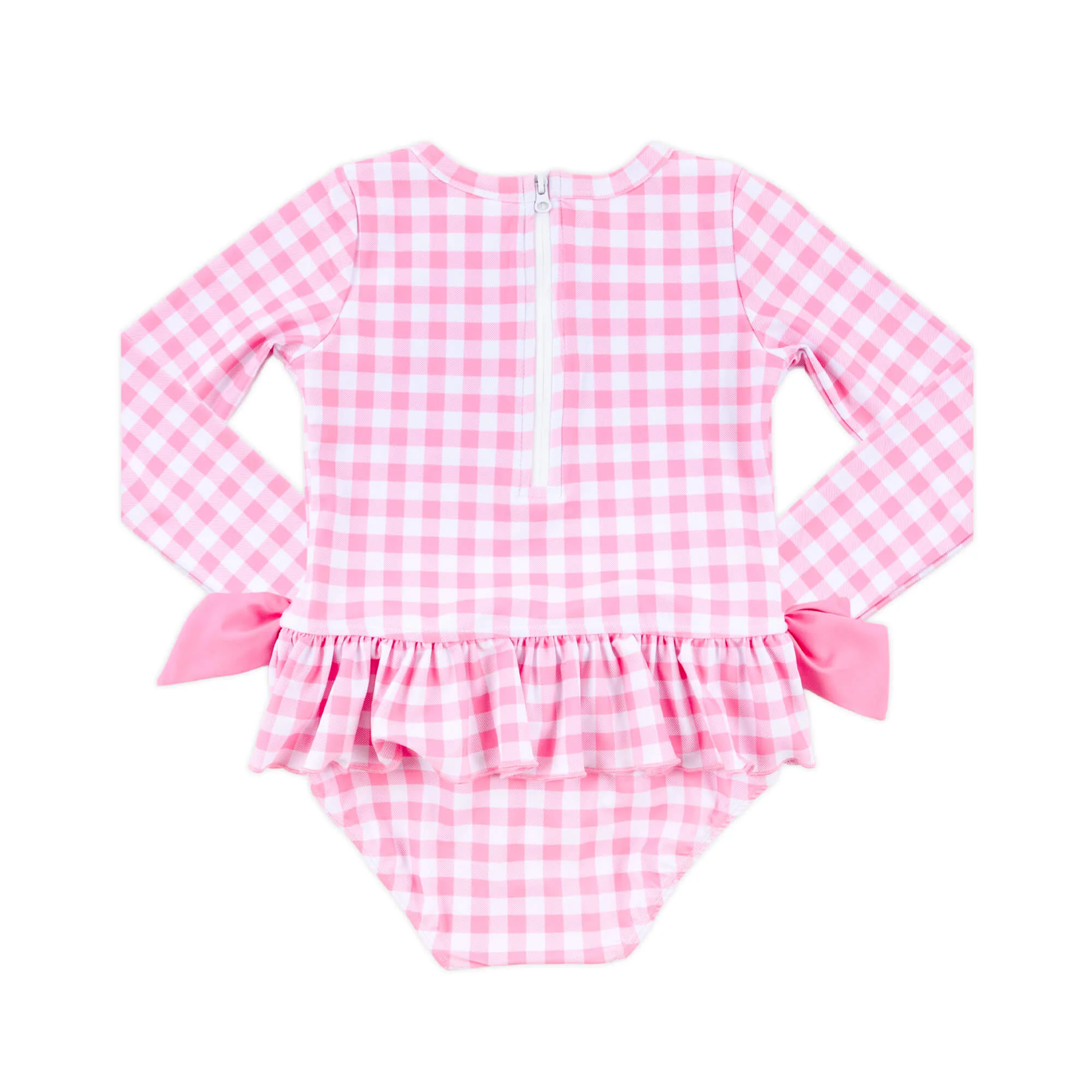 Capri Pink Rash Guard Swimsuit - Image 3