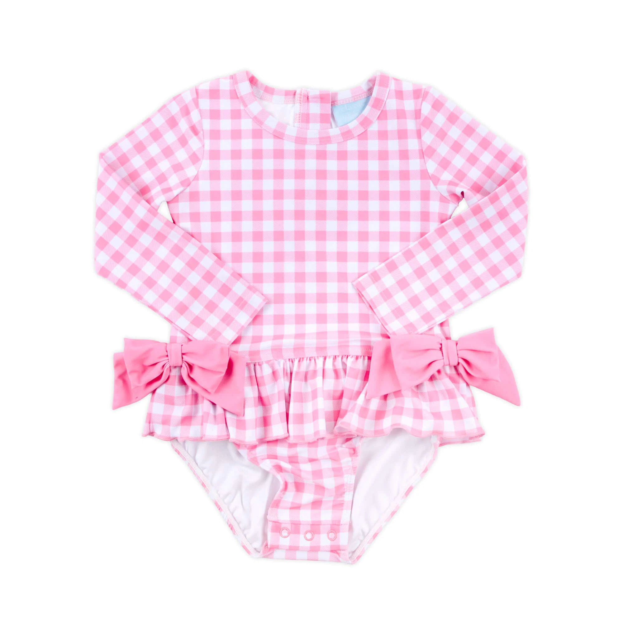 Capri Pink Rash Guard Swimsuit - Image 4