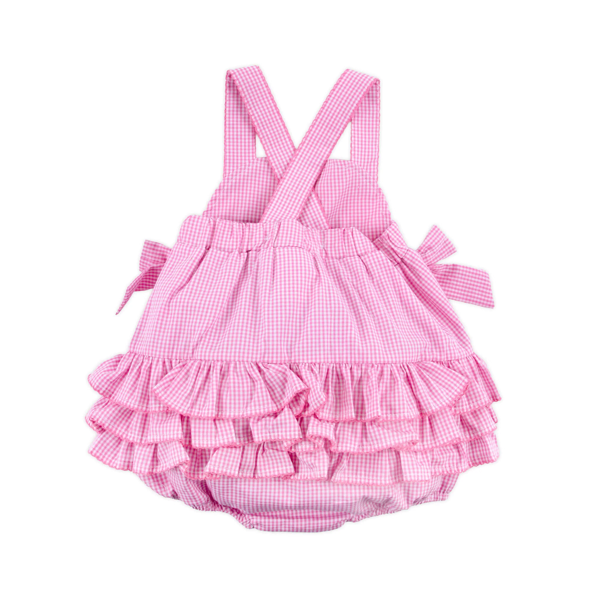 Pink Gingham Skyler Bubble - Image 2