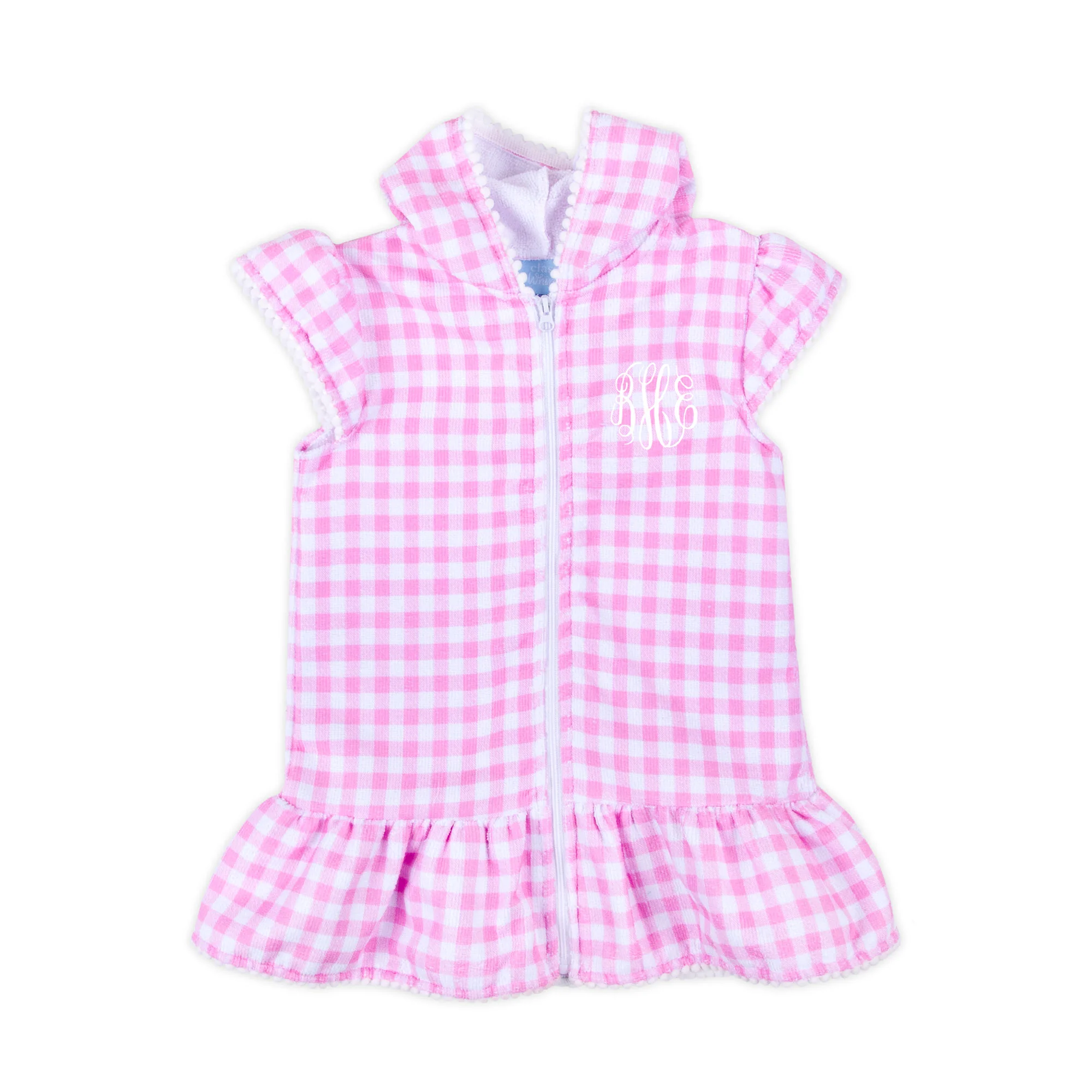 Pink Gingham Swim Cover Up - Image 2