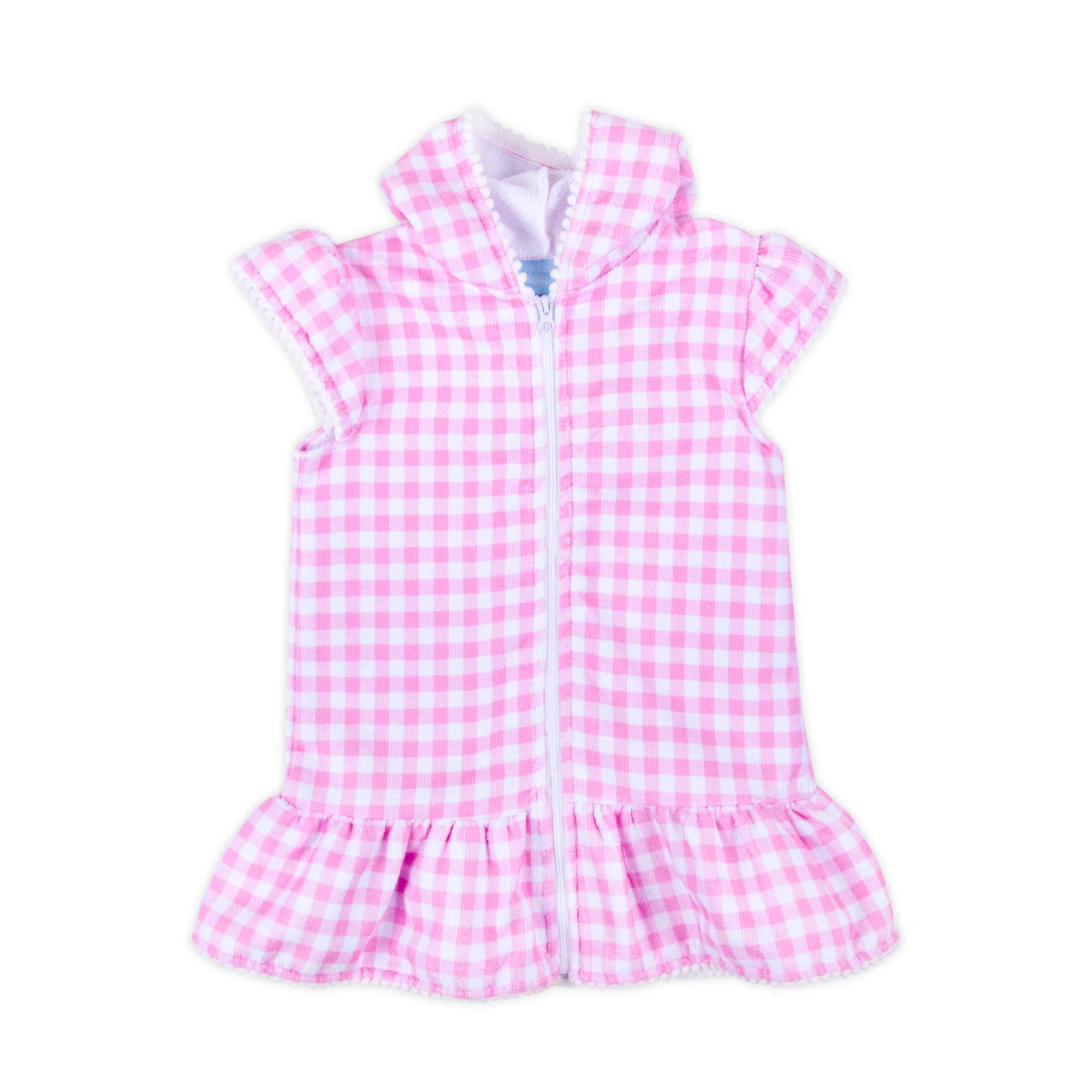 Pink Gingham Swim Cover Up - Image 4