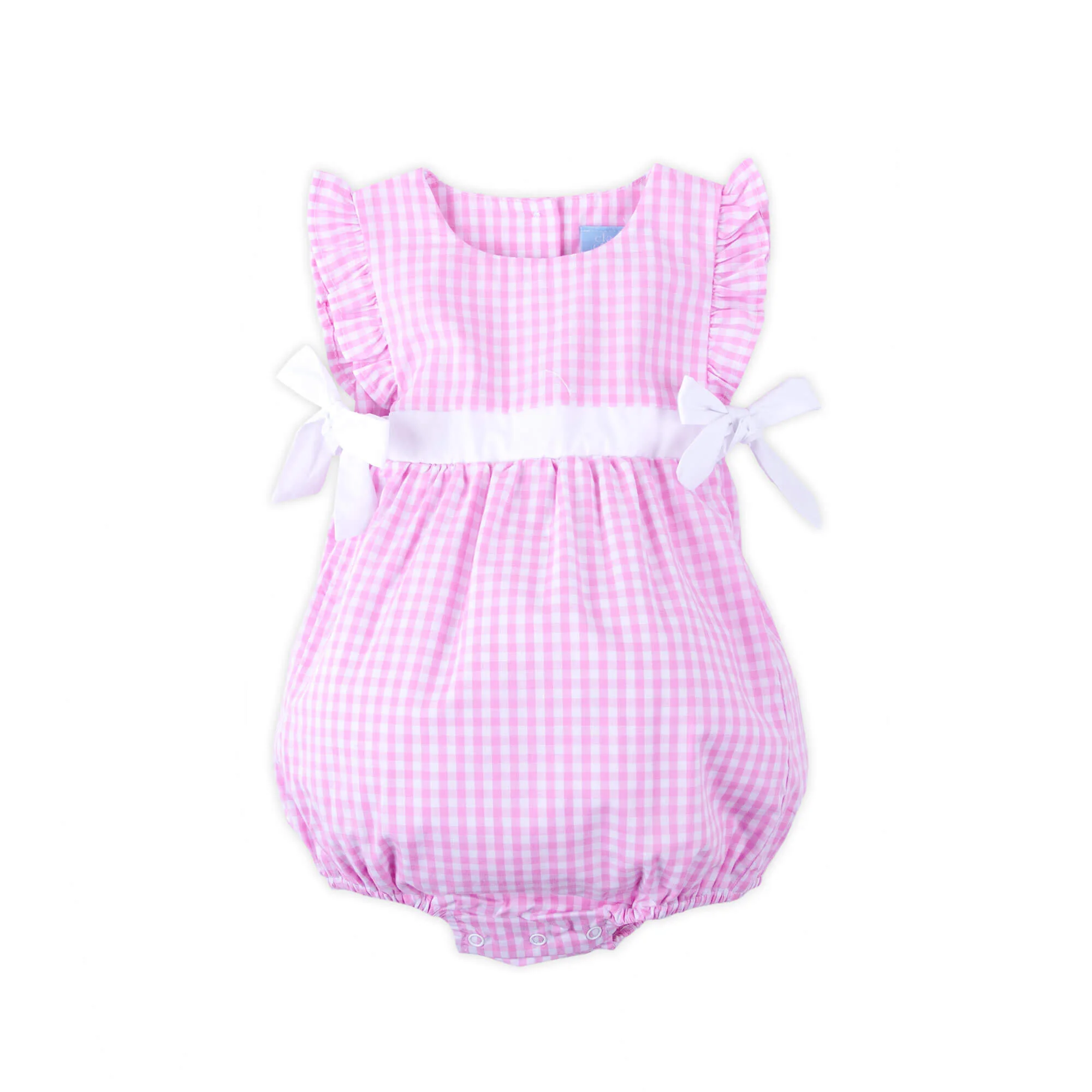 Pink Gingham & White Avery Bubble - Image 2