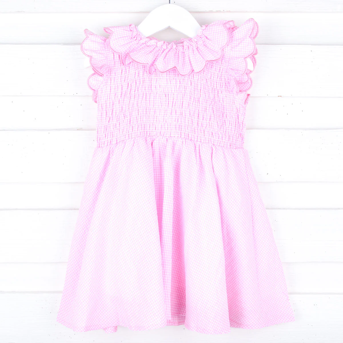 Pink Gingham Zoe Dress - Image 2