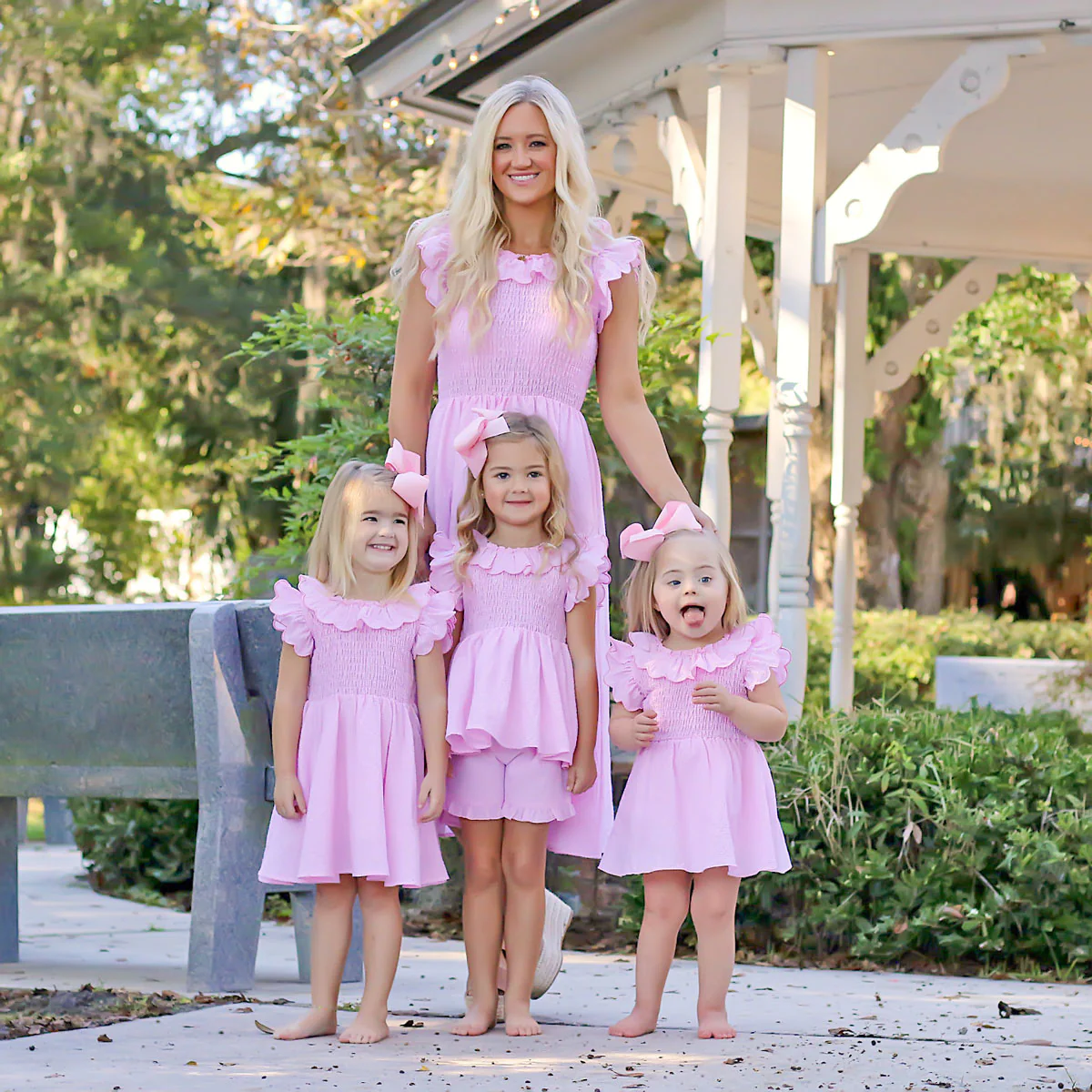 Pink Gingham Zoe Dress - Image 6
