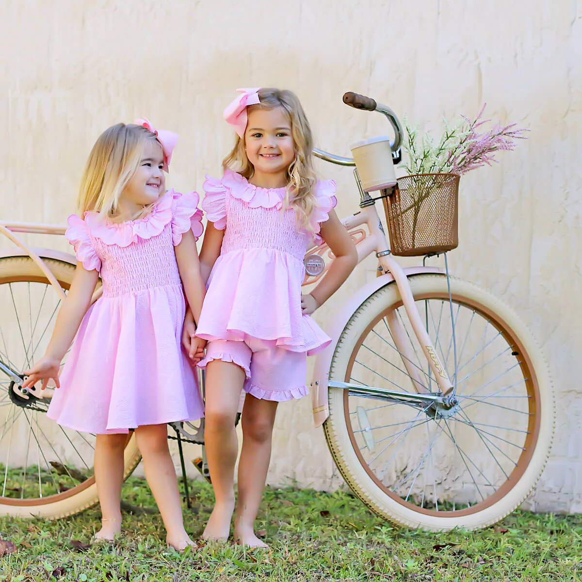 Pink Gingham Zoe Short Set - Image 3