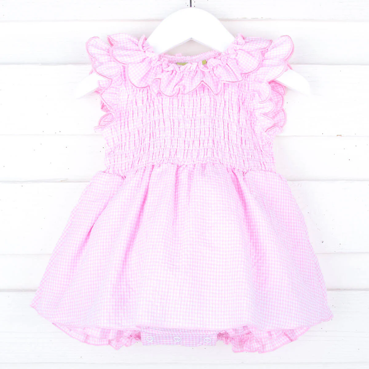 Pink Gingham Zoe Skirt Bubble - Image 2