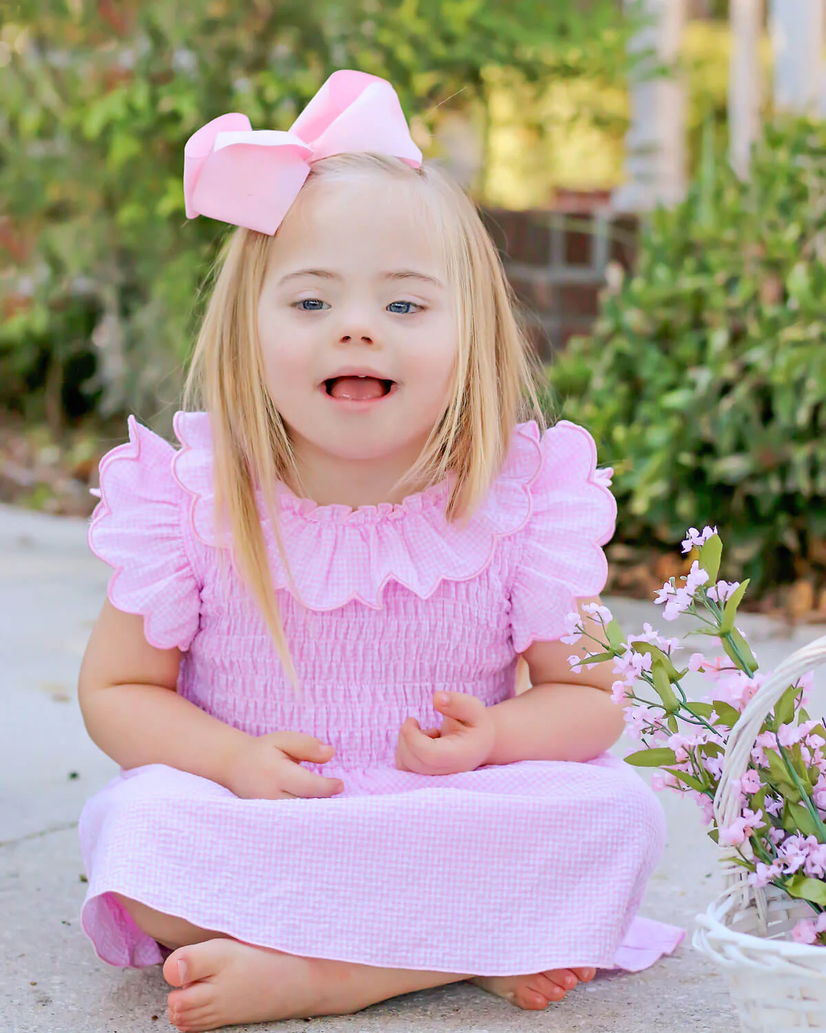 Pink Gingham Zoe Skirt Bubble - Image 4