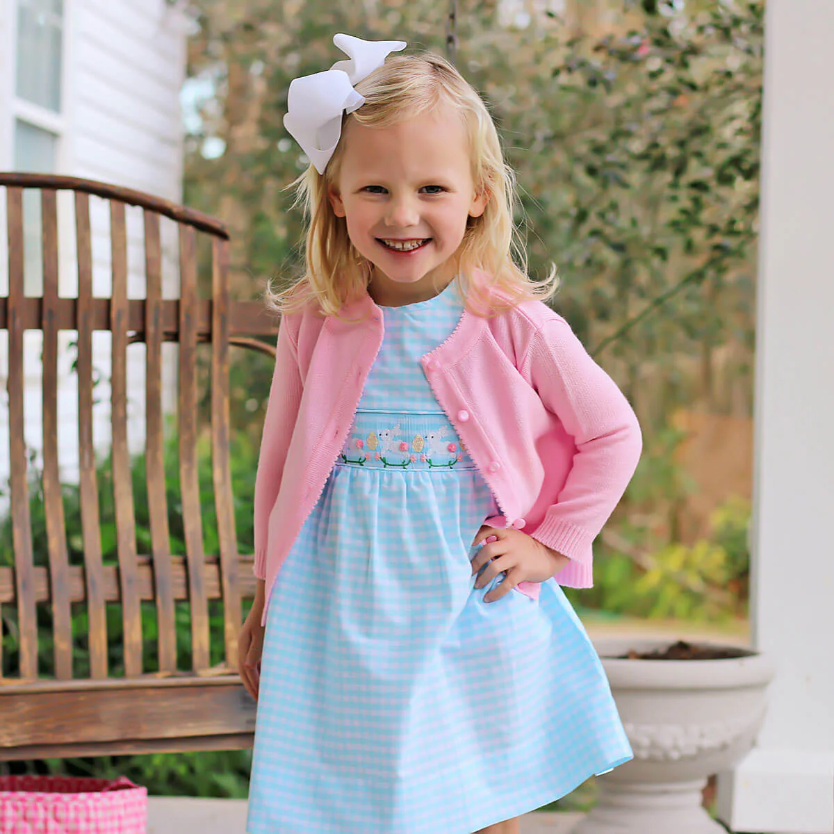 Button Up Sweater Pink - Image 4