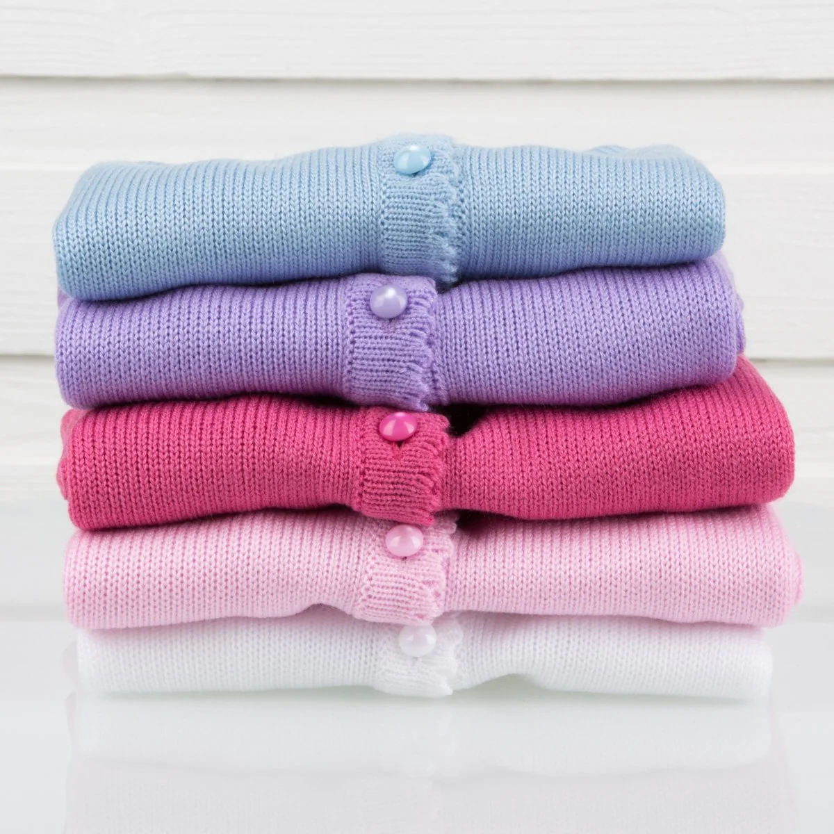 Button Up Sweater Pink - Image 8