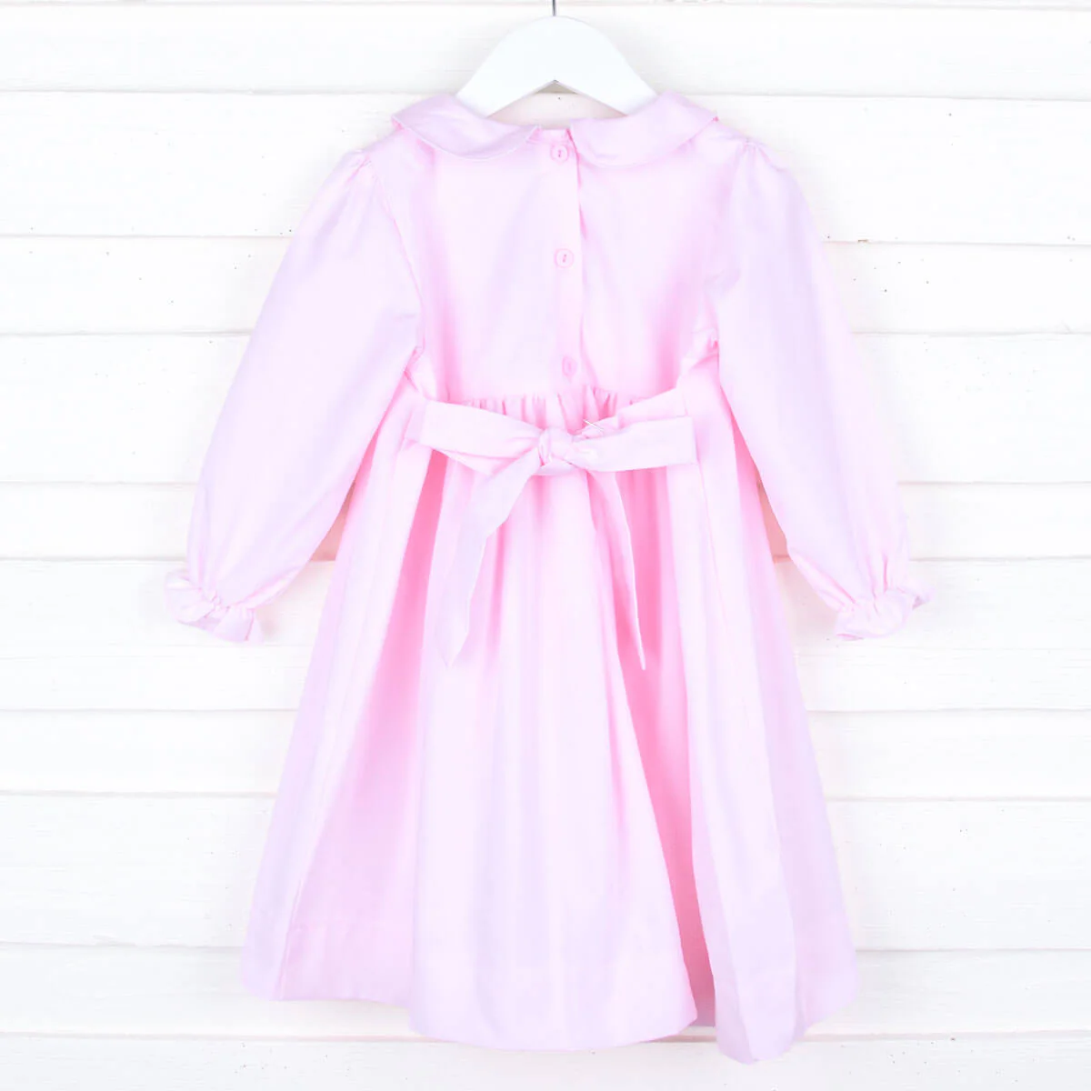 Pink Pleated Stitched Dress - Image 2