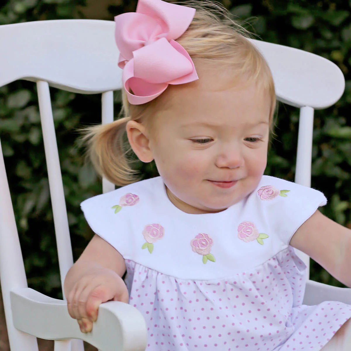 Pink Polka Dot Lindsey Dress - Image 3