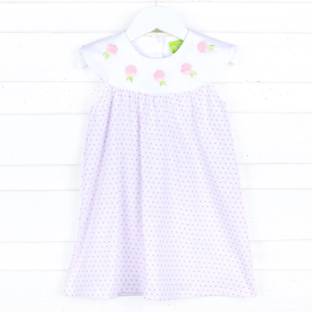Pink Polka Dot Lindsey Dress - Image 4