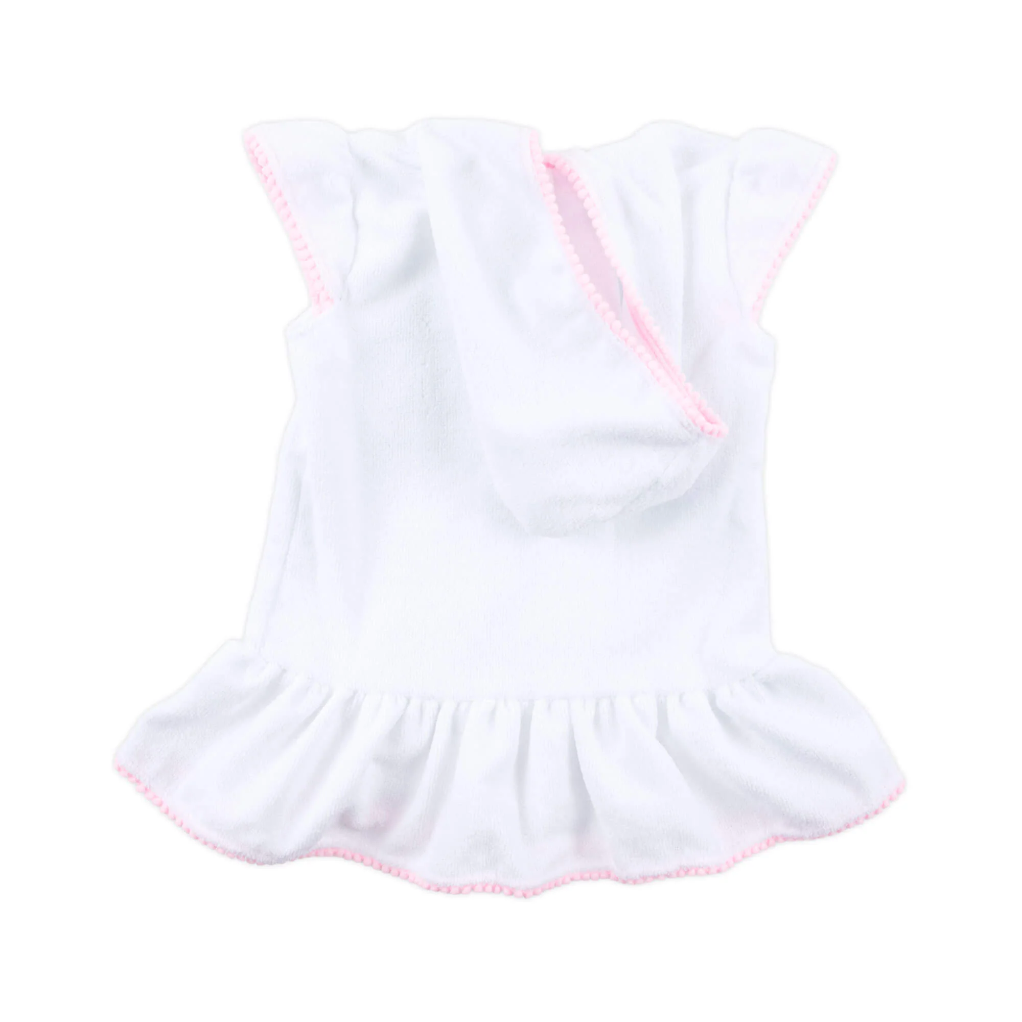 Pink Pom Pom Swim Cover Up - Image 4