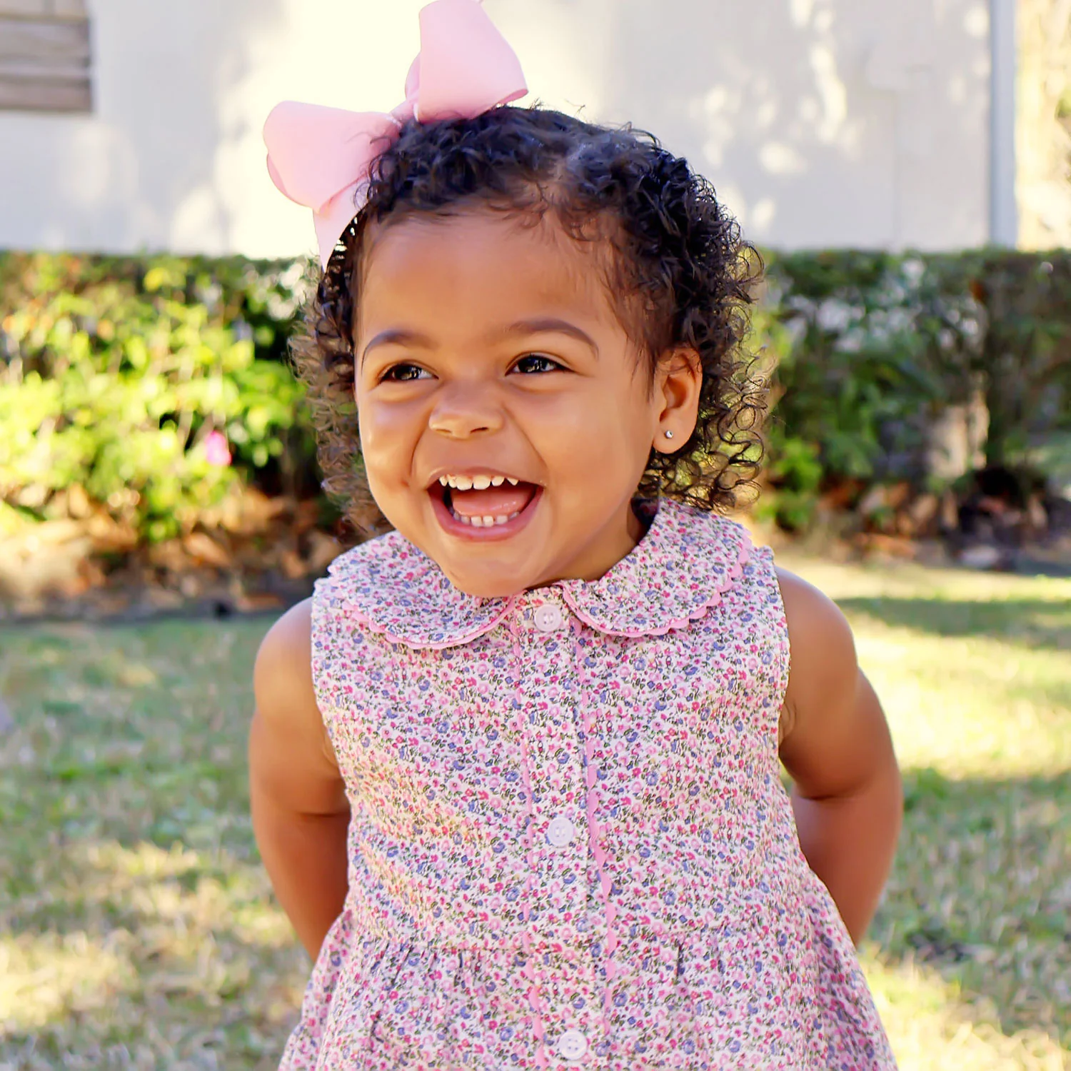 Pink & Purple Floral Lola Dress - Image 4