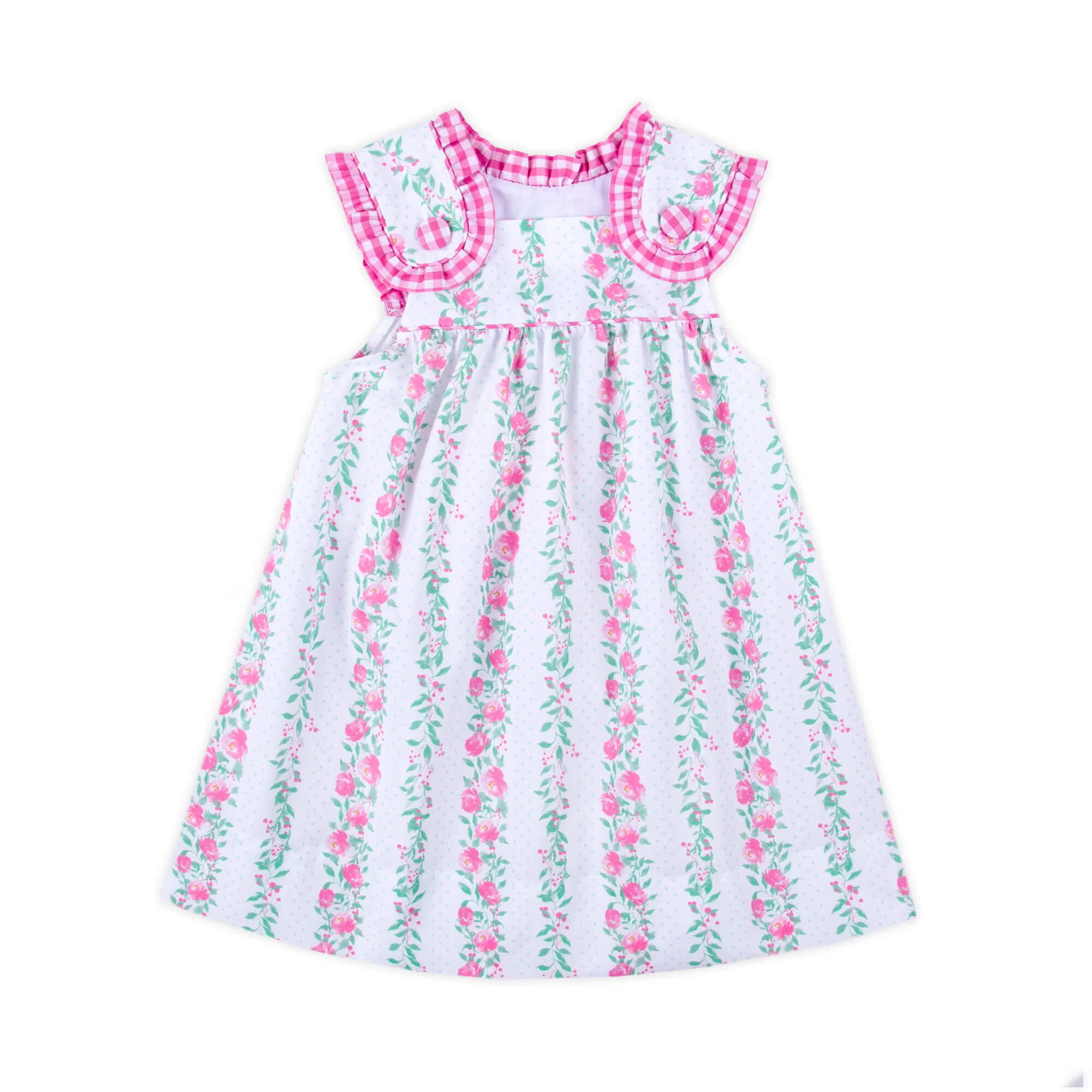 Pink Rose Floral Lulu Dress - Image 2