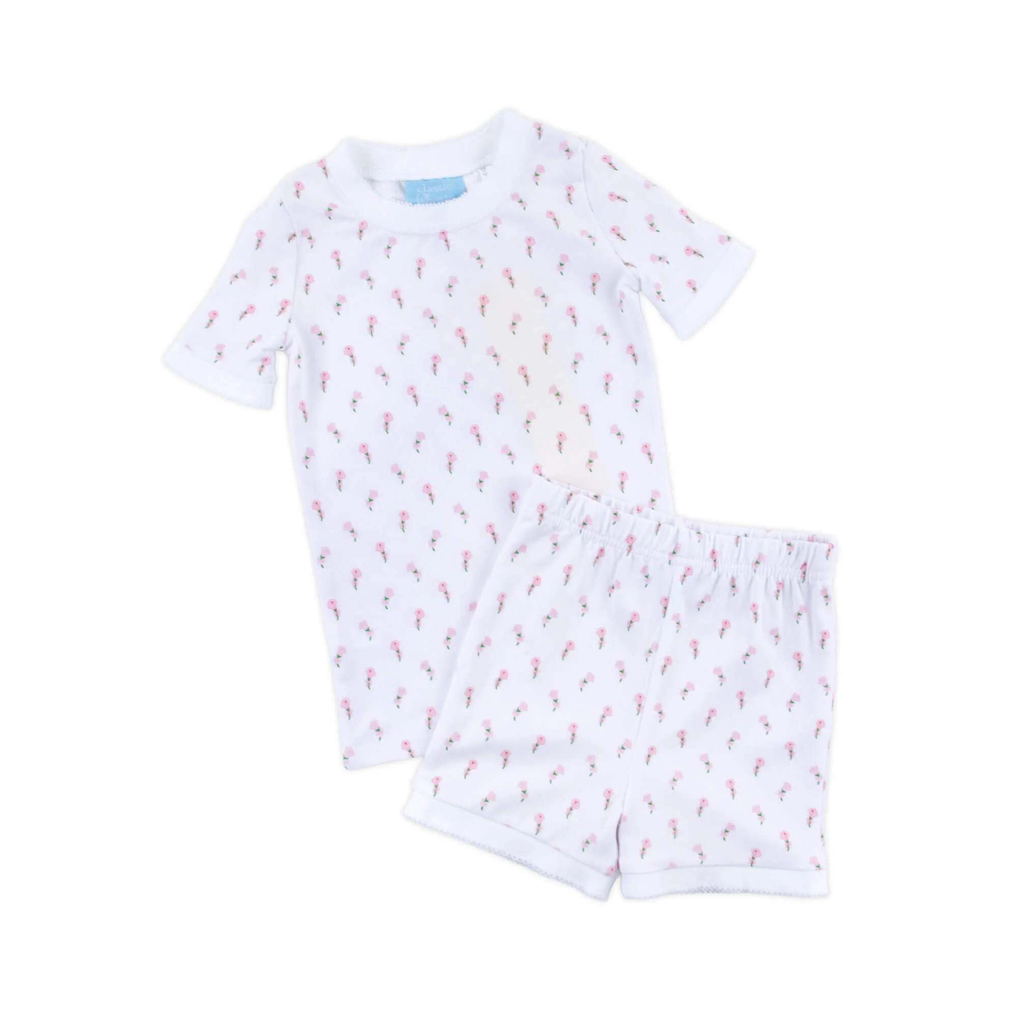 Pink Rosebud Short Pajamas - Image 6