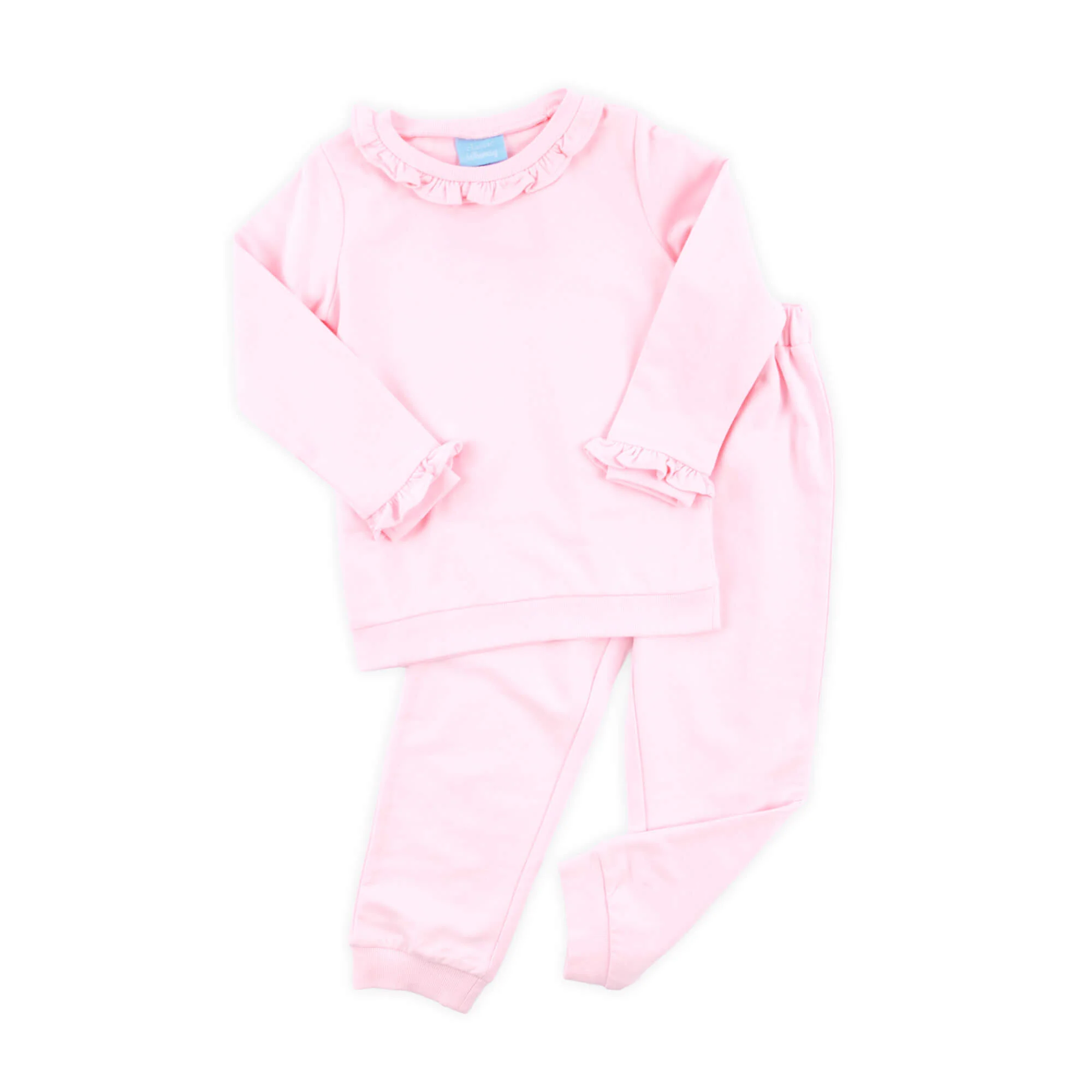 Pink Ruffle Jogger Set - Image 4
