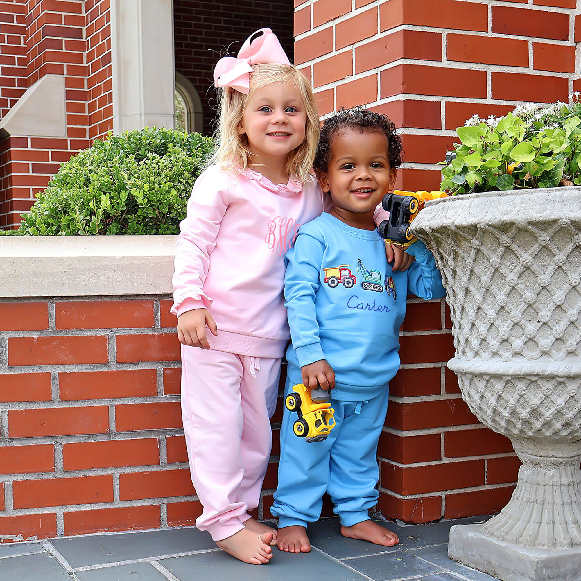 Pink Ruffle Jogger Set - Image 6