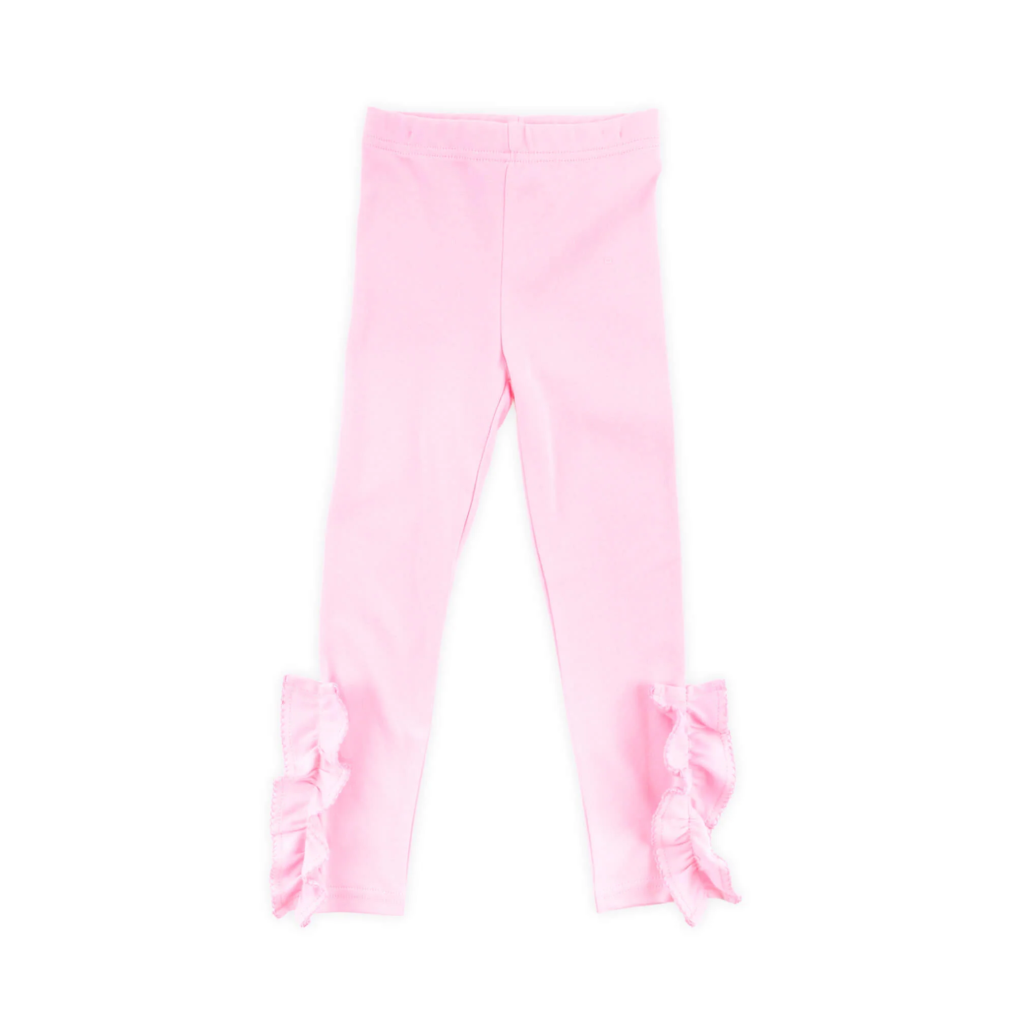 Pink Side Ruffle Leggings - Image 2