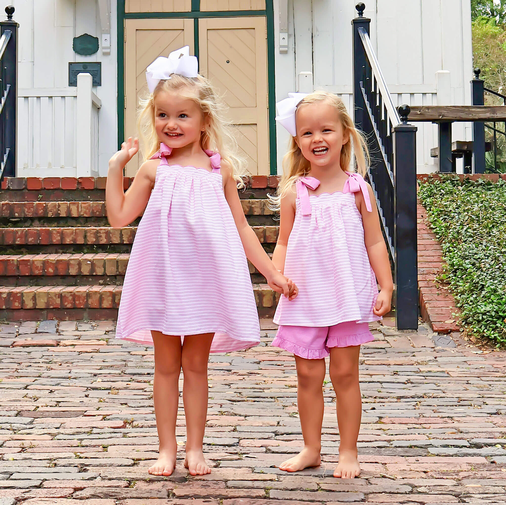 Pink Stripe Aurora Short Set - Image 4