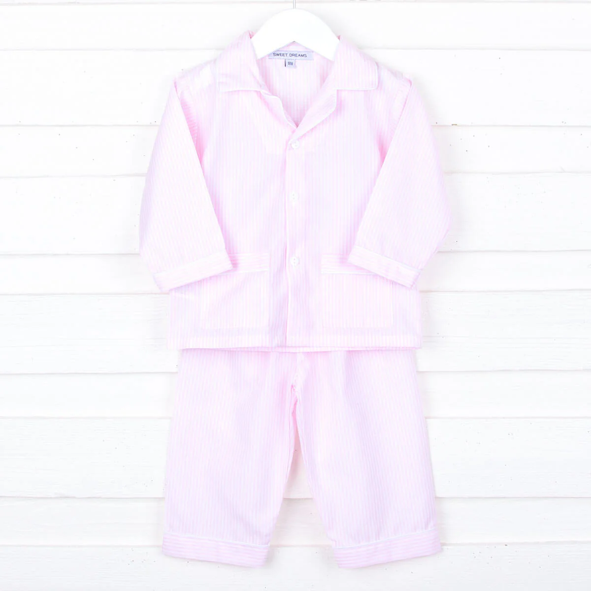 Pink Stripe Classic Pajamas - Image 6