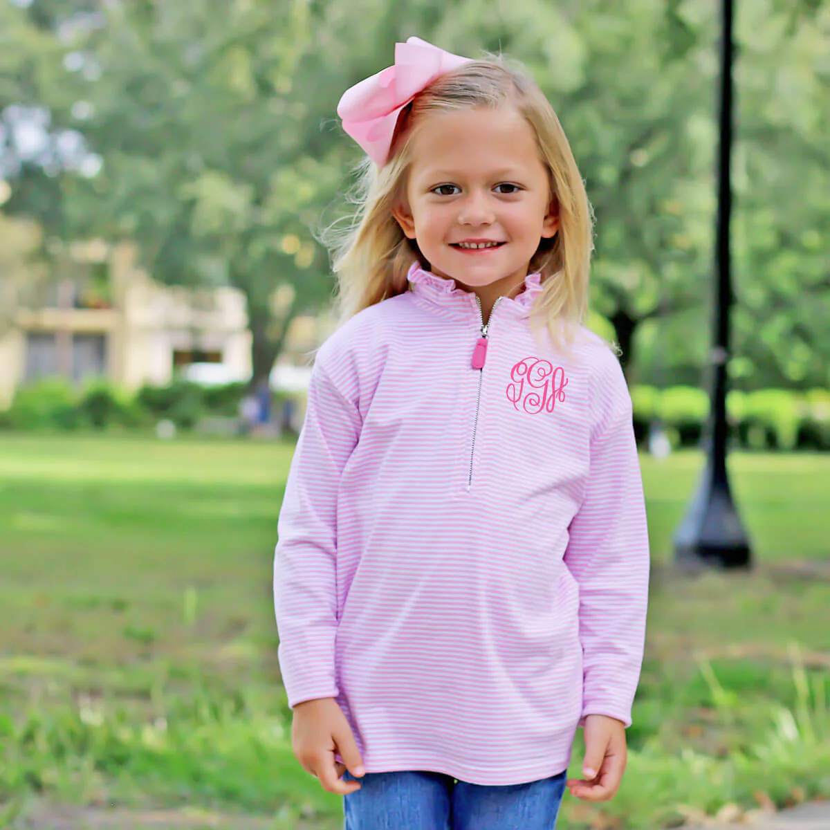Girl Half Zip Pullover - Image 5