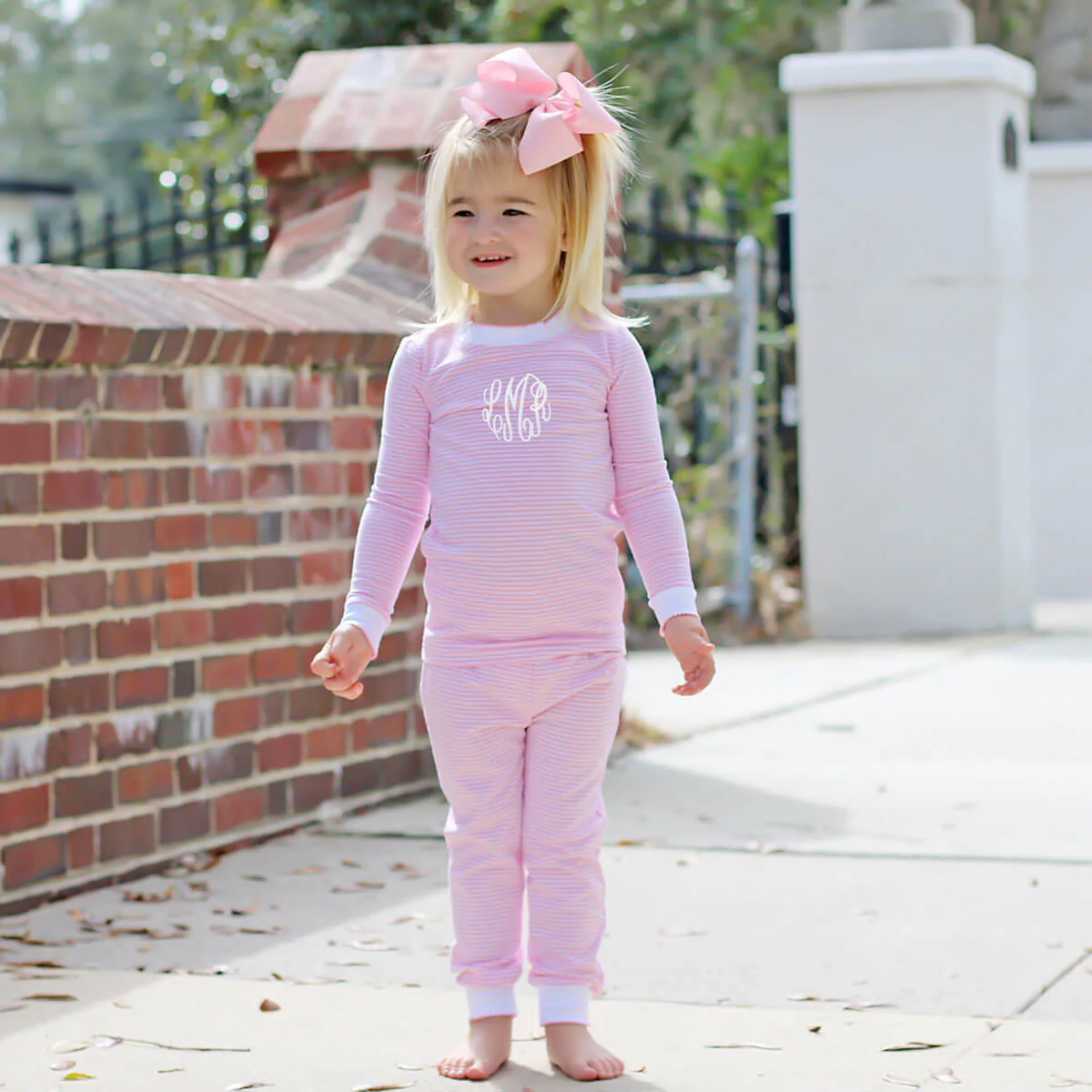 Pink Stripe Pajamas - Image 3