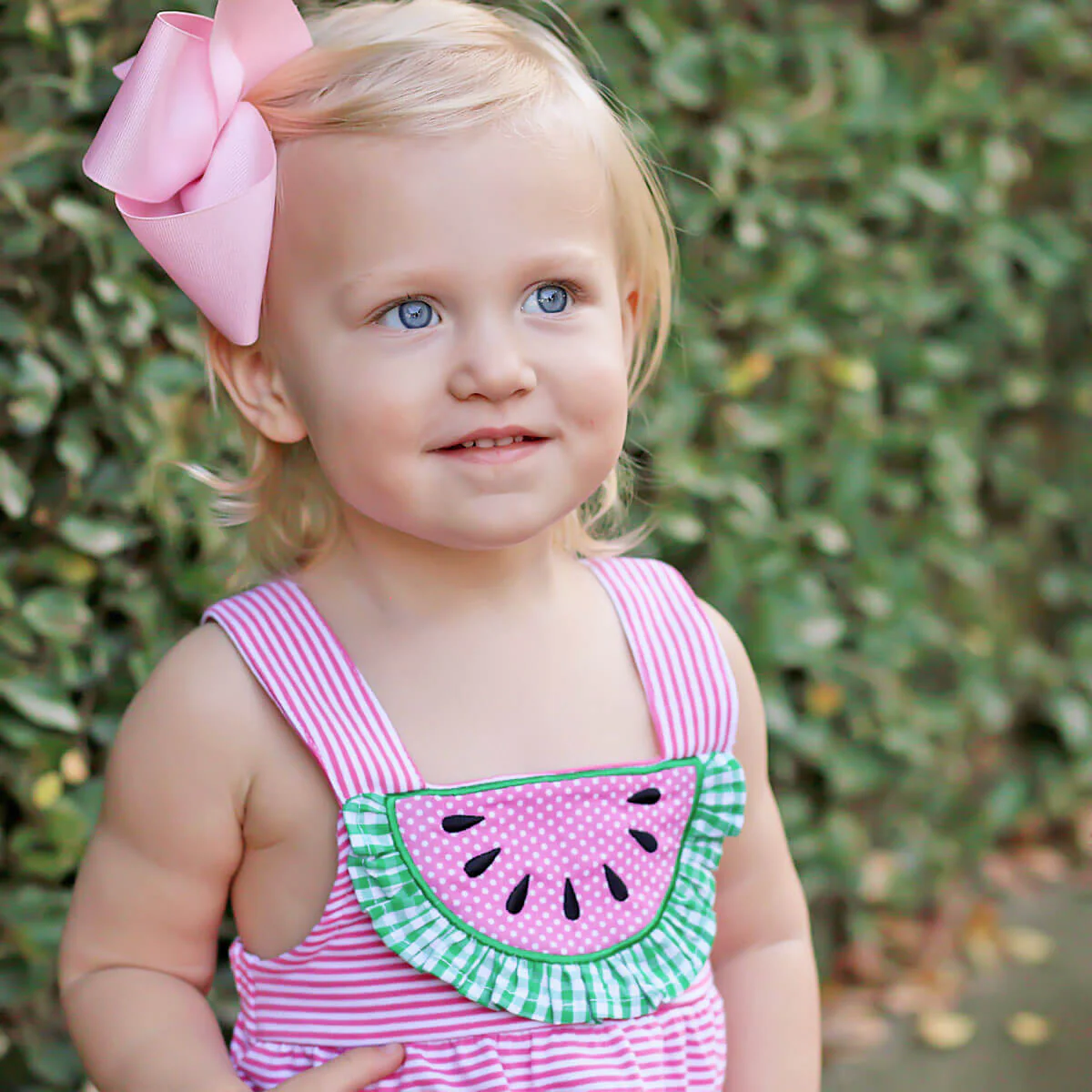 Pink Stripe Watermelon Mia Bubble - Image 4