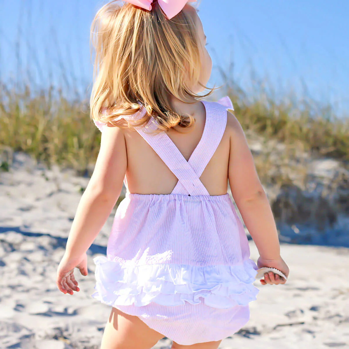 Pink Stripe Leah Bubble - Image 2