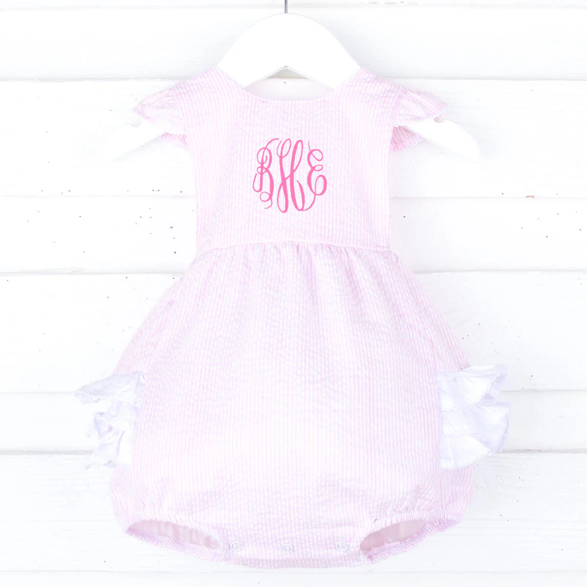 Pink Stripe Leah Bubble - Image 3