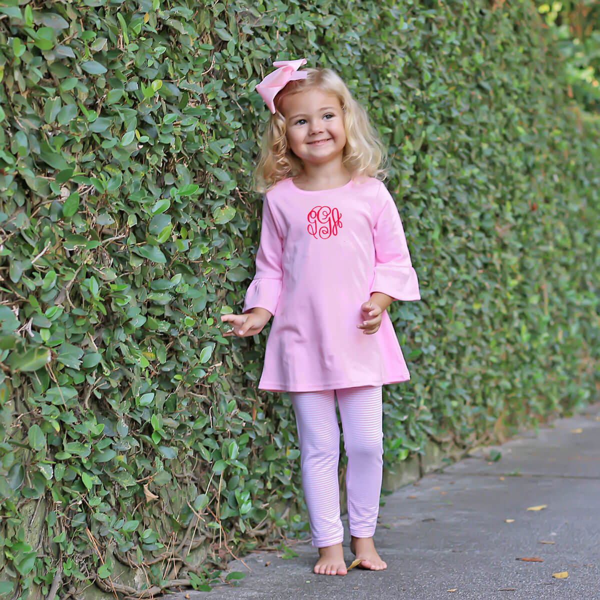 Pink Stripe Leggings - Image 3