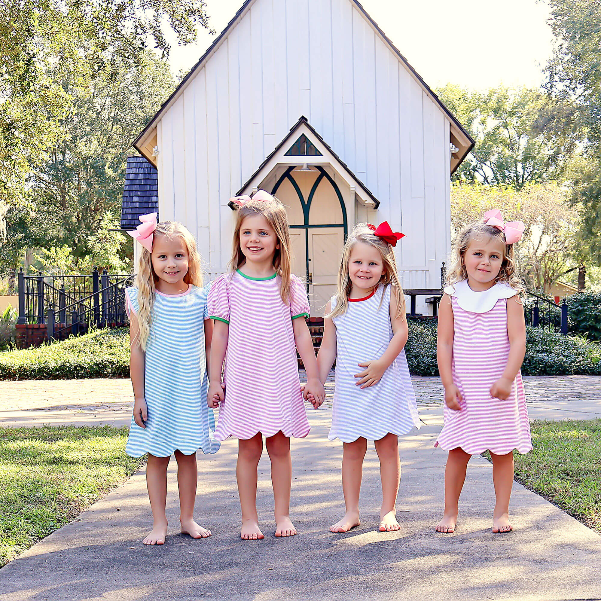 Pink Stripe Lena Dress - Image 3