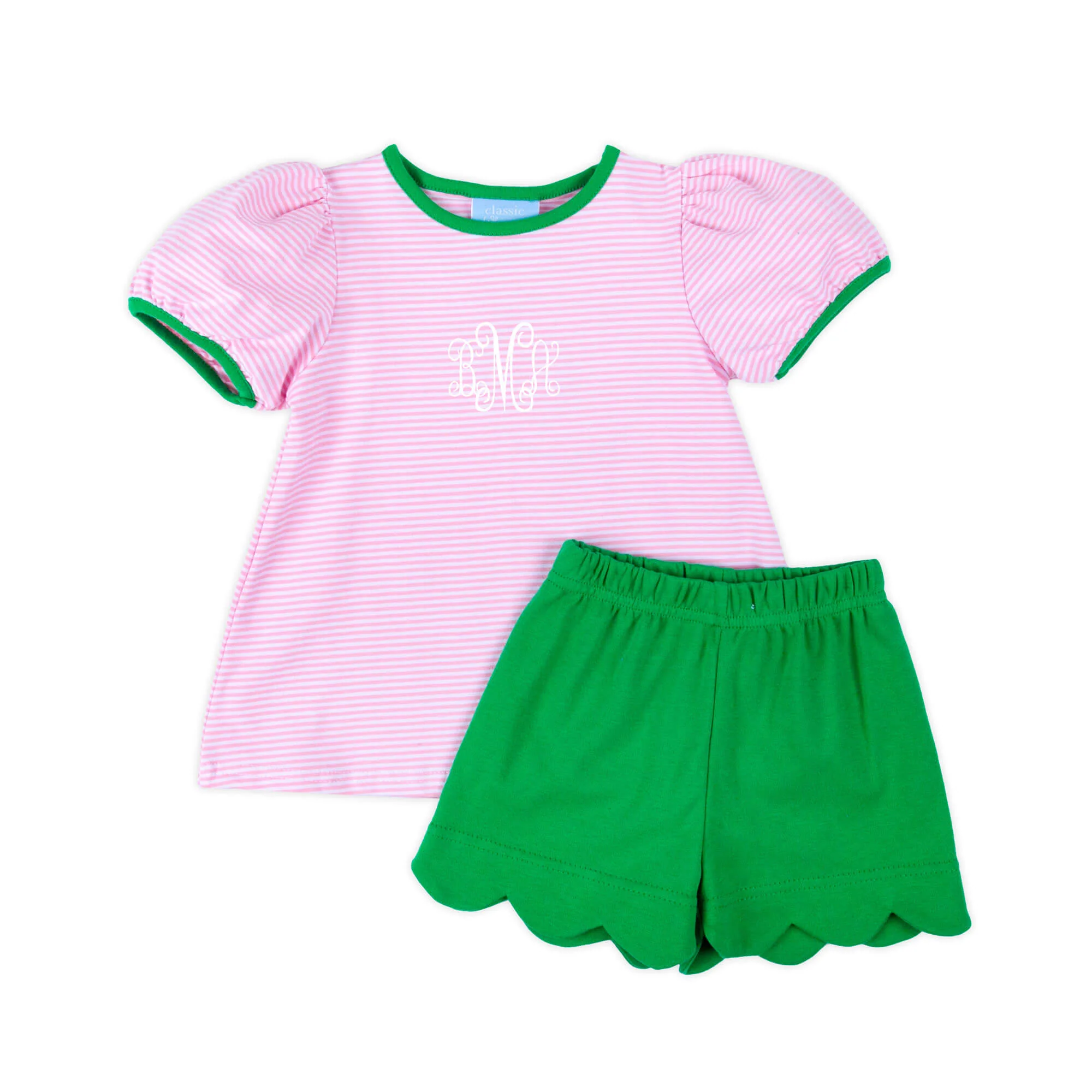 Pink Stripe Liv Short Set - Image 2