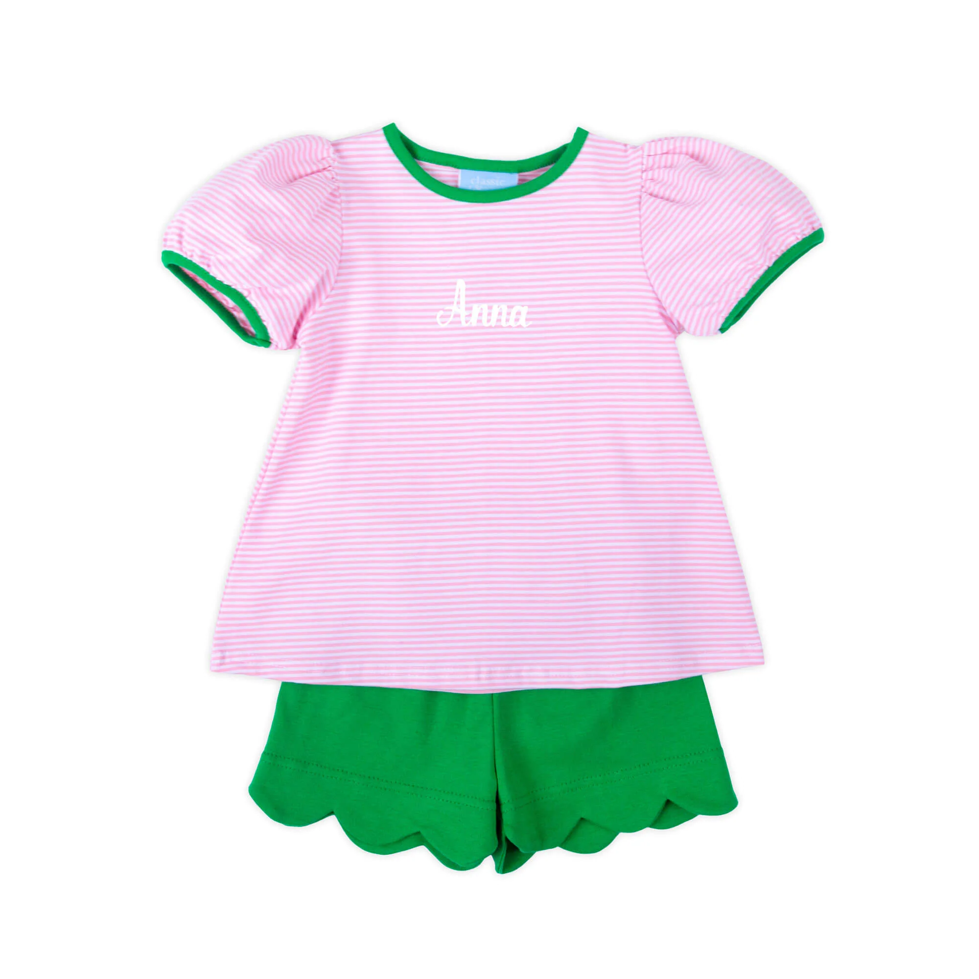 Pink Stripe Liv Short Set - Image 3