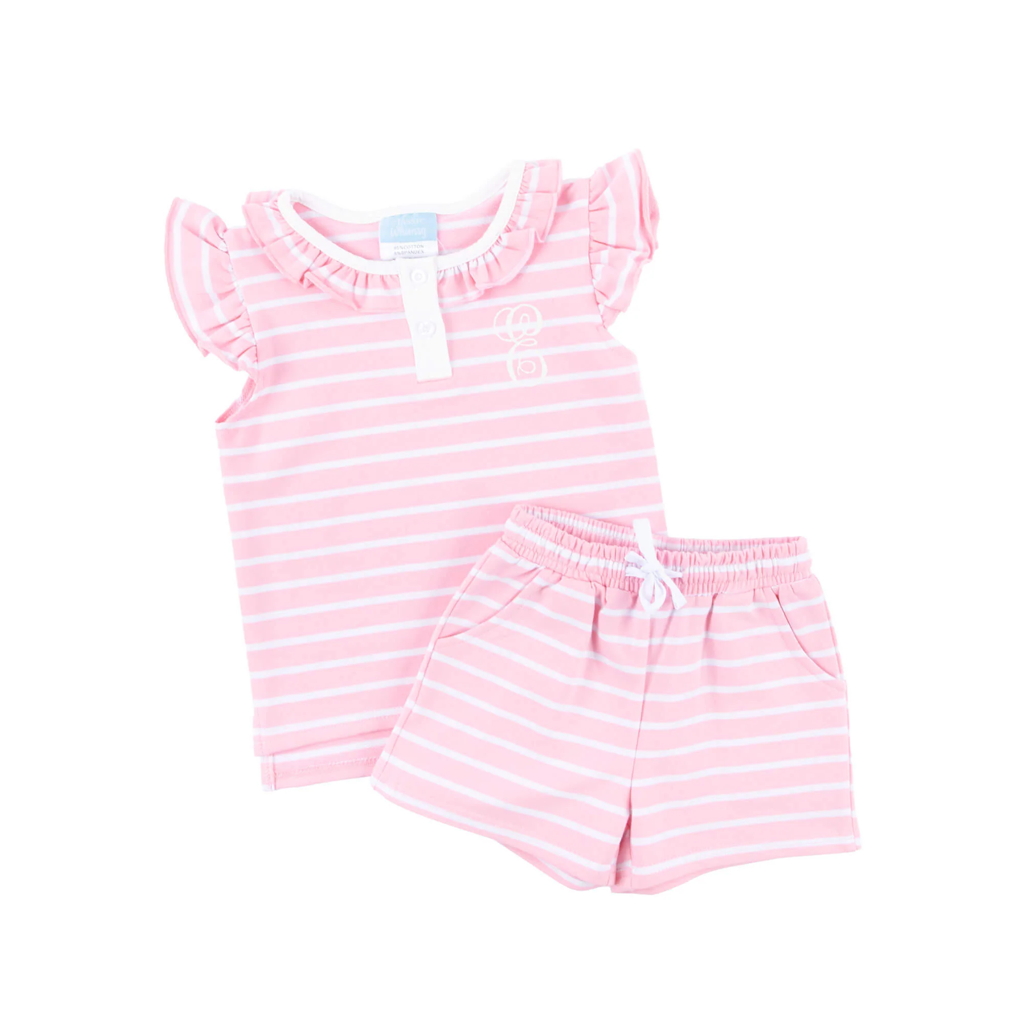 Pink Stripe Nina Short Set - Image 2