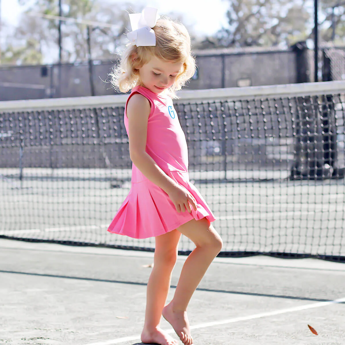 Hot Pink Tennis Dress - Image 5