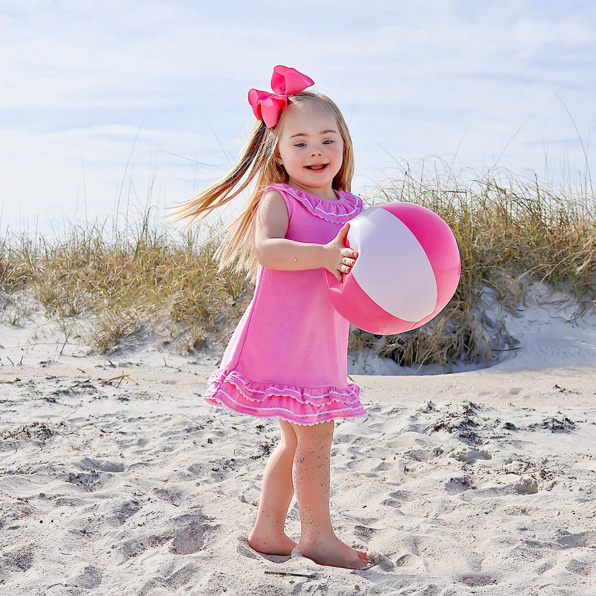 Pink Terry Evie Dress - Image 3